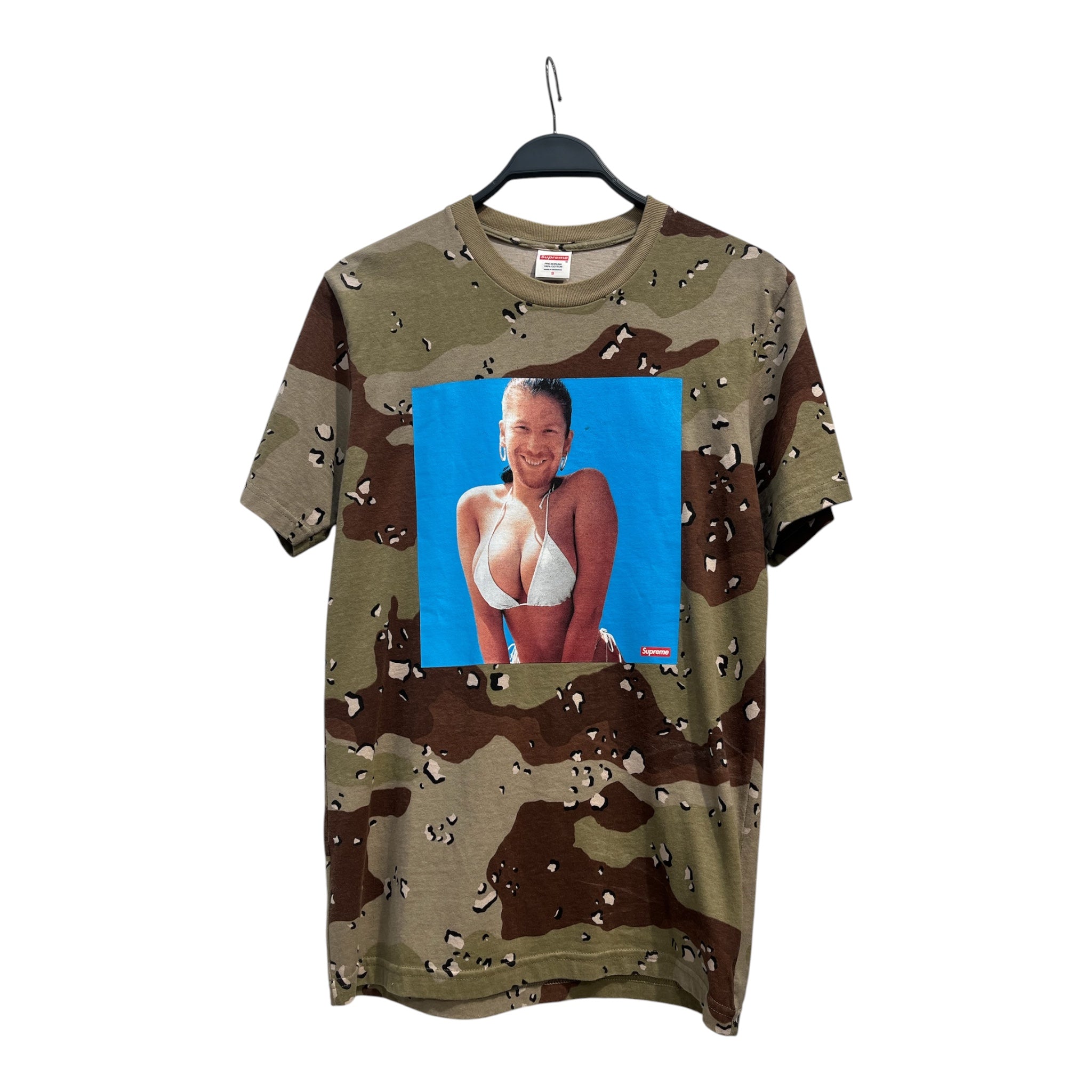Supreme/T-Shirt/S/Cotton/KHK/Camouflage/APHEX TWINS view 1