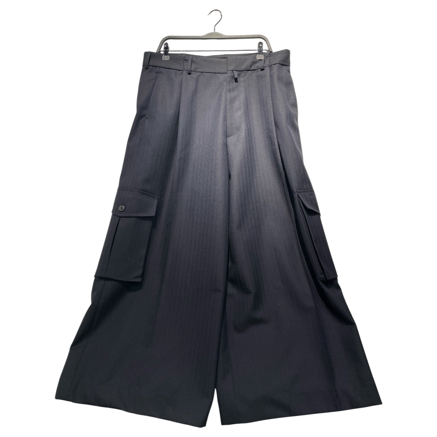 DRIES VAN NOTEN/Cargo Pants/50/Wool/NVY/ view 1