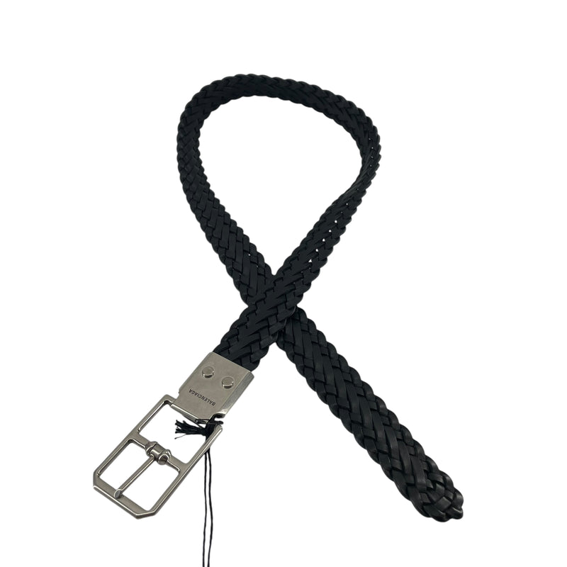 BALENCIAGA/Belt/Leather/BLK/ WOVEN