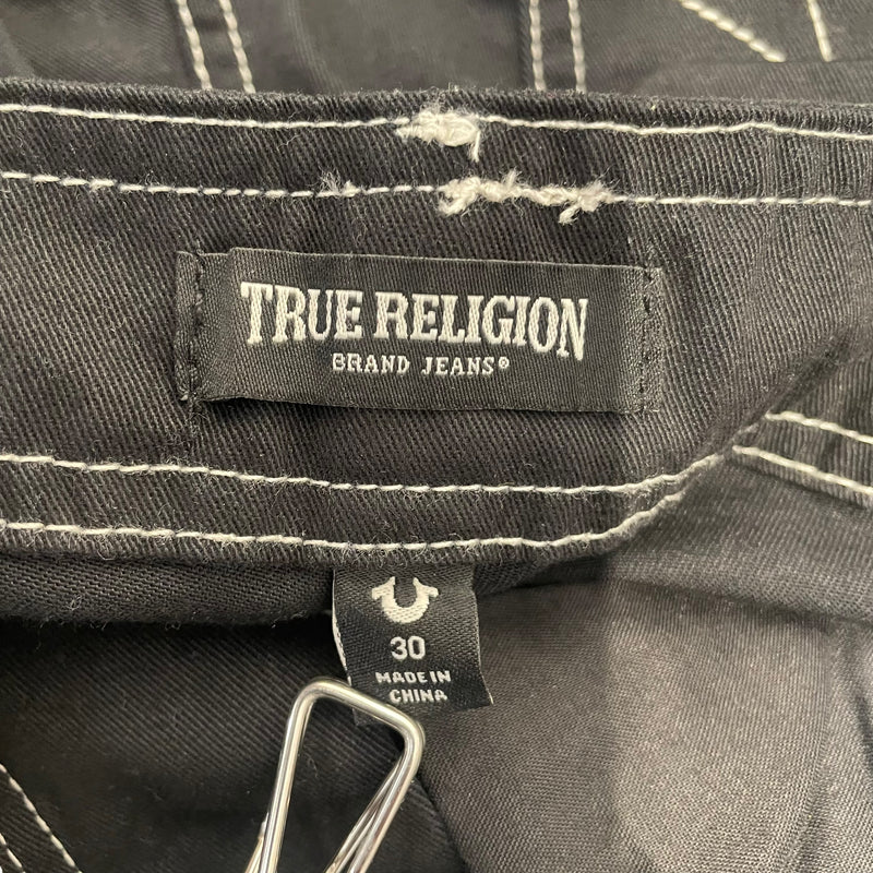 TRUE RELIGION/Cargo Pants/30/Cotton/BLK/
