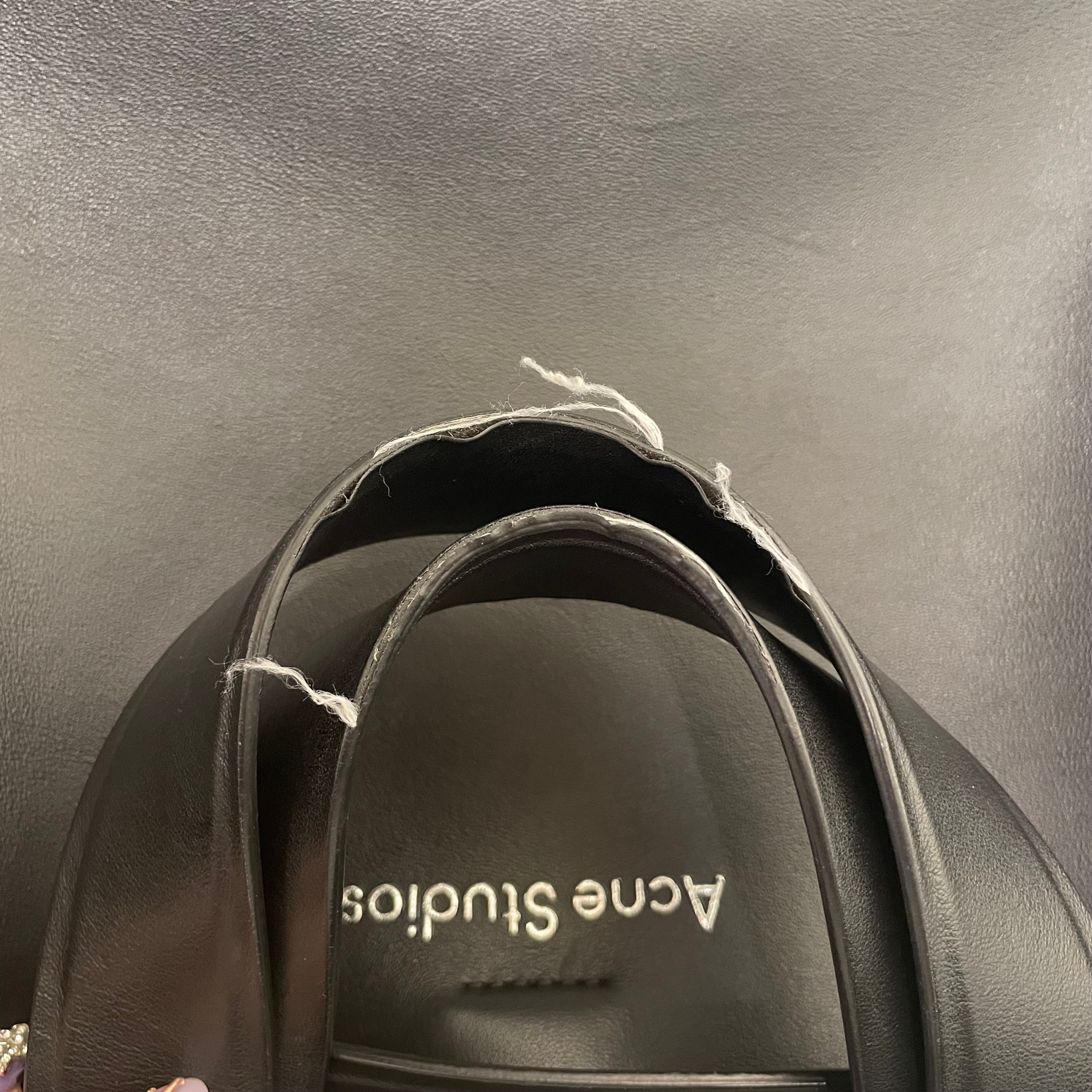 Acne Studios/Bag/Leather/BLK/musubi leather handbag view 11
