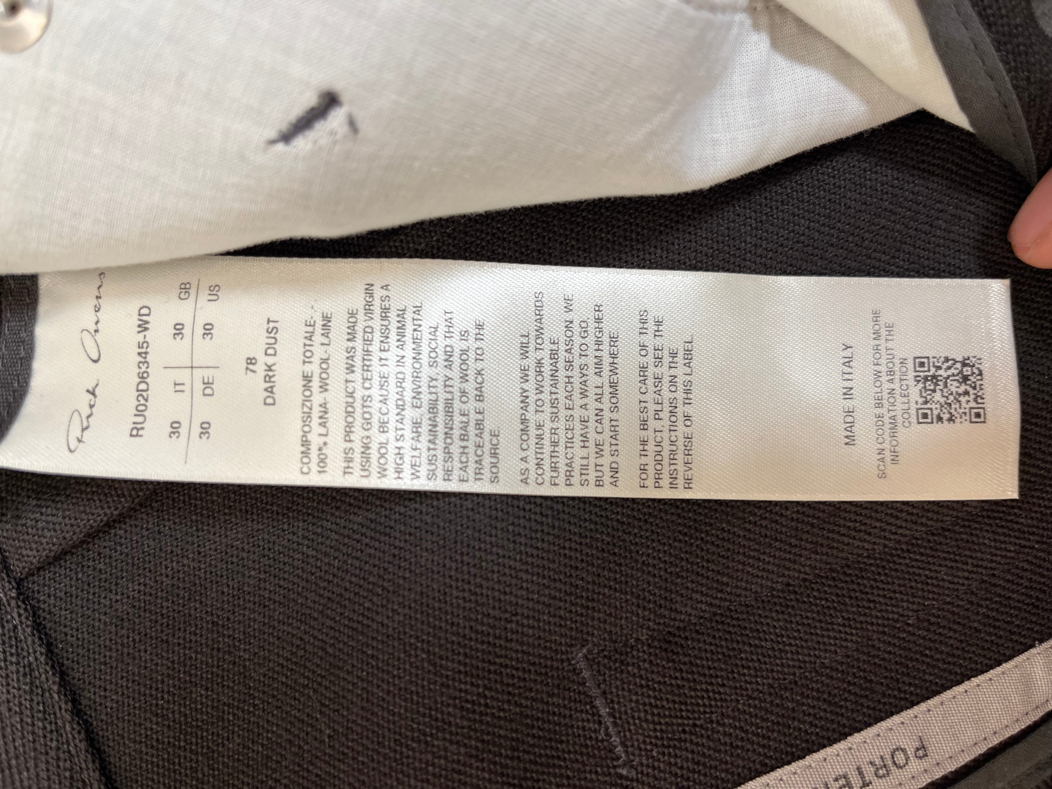 Rick Owens/Skirt/M/Wool/BRW/ view 4