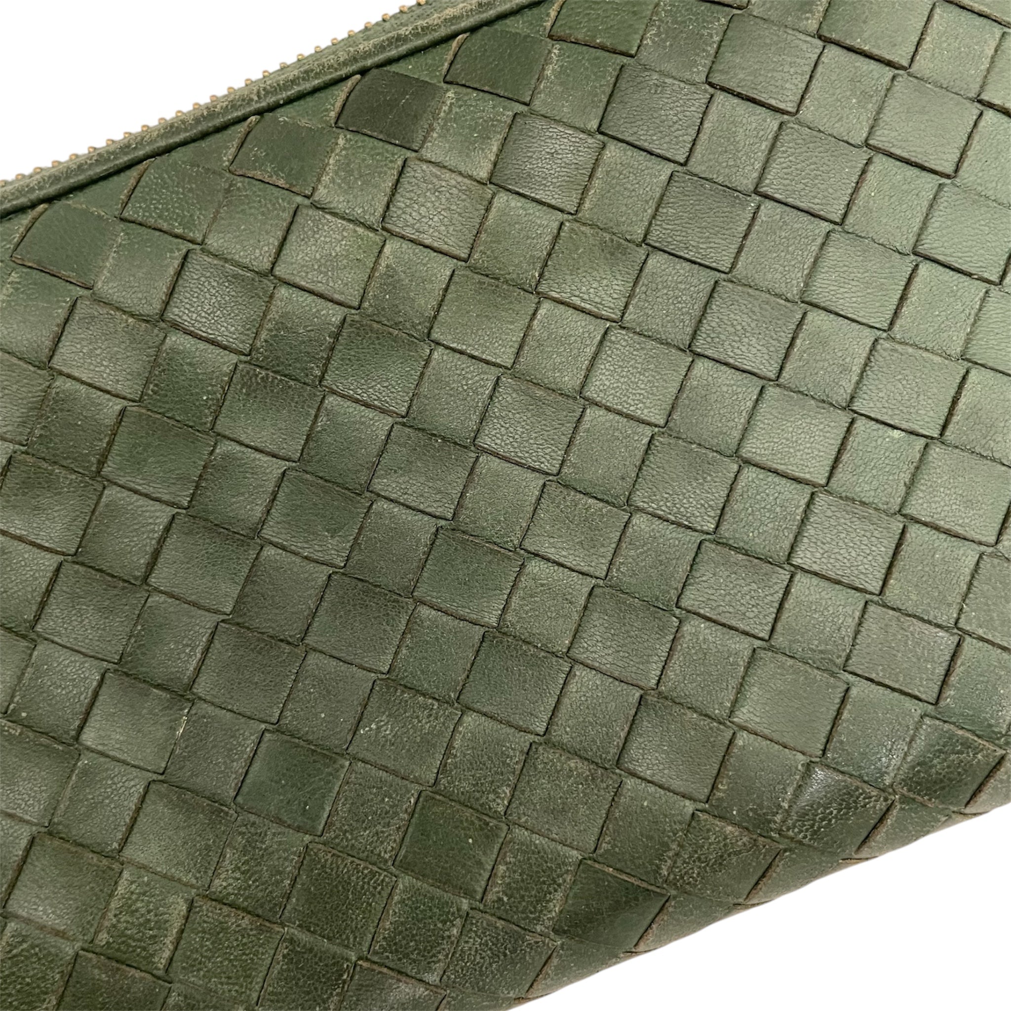 BOTTEGA VENETA/Long Wallet/Leather/GRN/Napa Intrecciato Wallet view 6