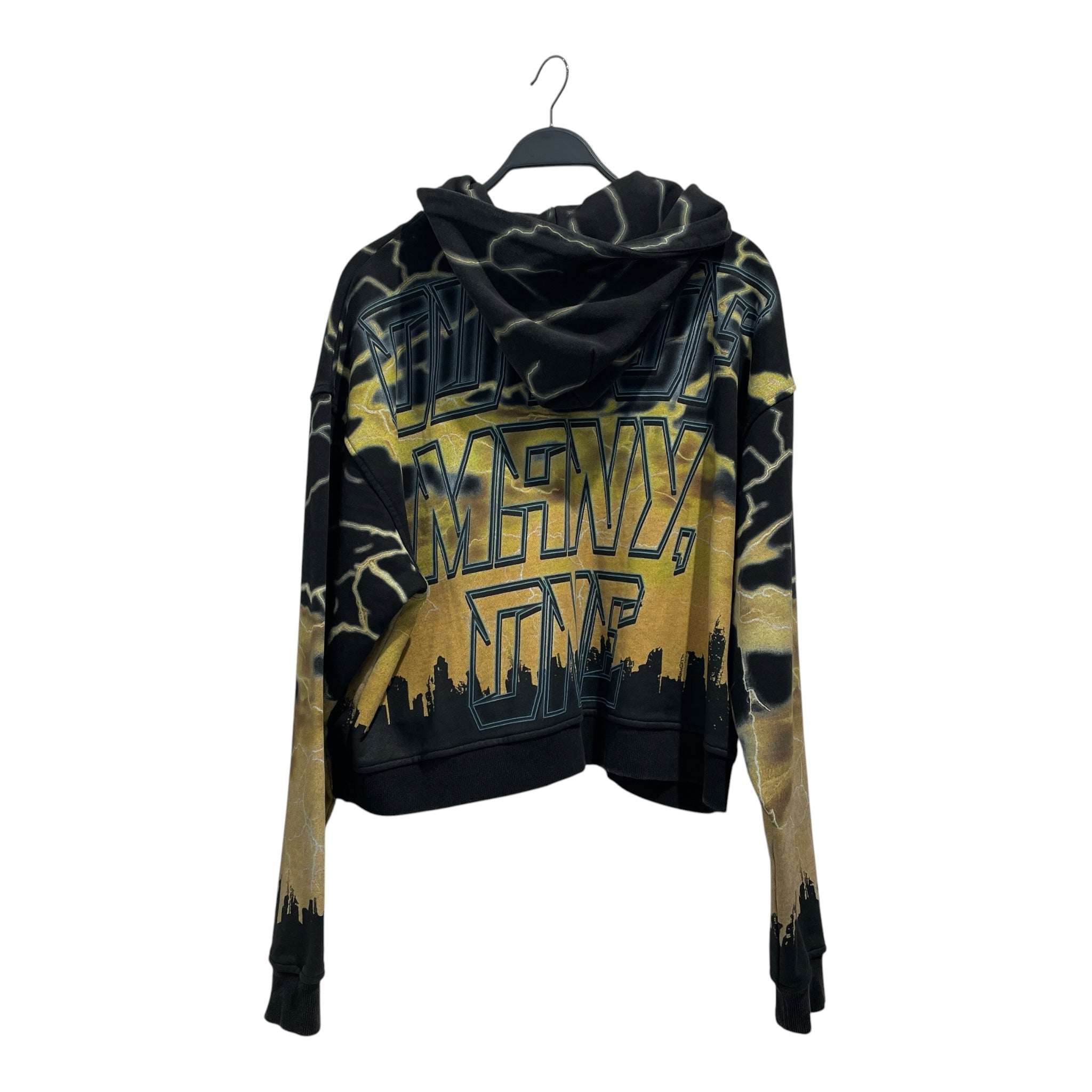 GODSPEED NEW YORK/Zip Up Hoodie/L/All Over Print/Cotton/BLK/Statue of Liberty AOP view 2