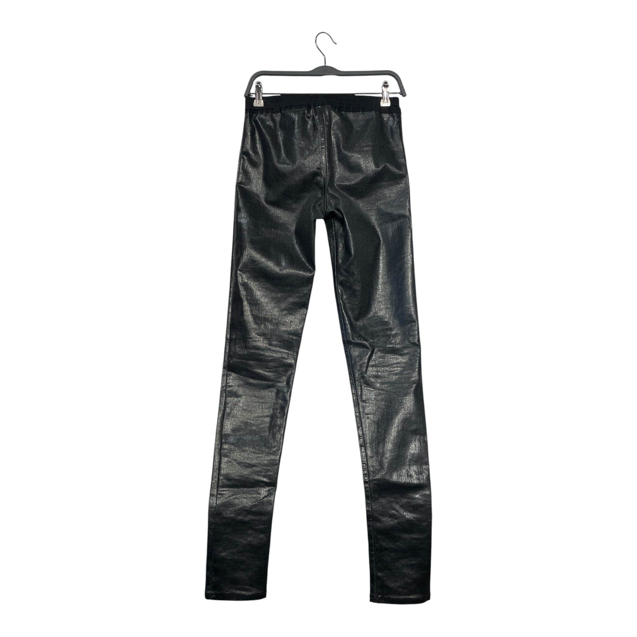 RICK OWENS DRKSHDW/Skinny Pants/S/Denim/BLK/WAXED DENIM view 2