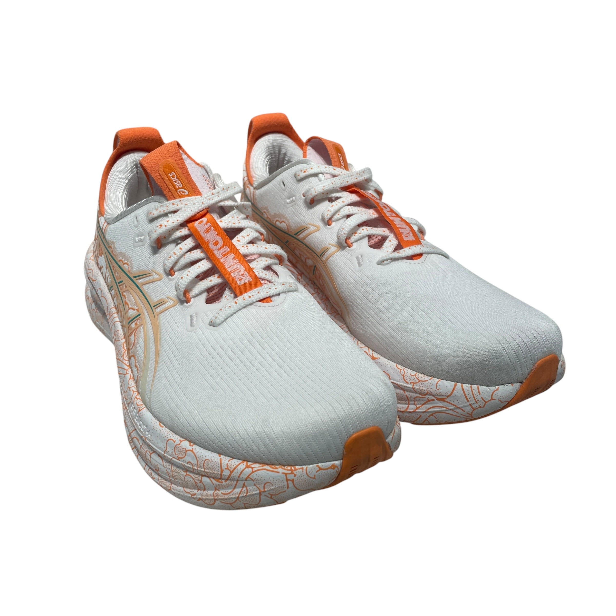 ASICS/Low-Sneakers/US 9.5/Cotton/WHT/gel- nimbus 28 tokyo view 1