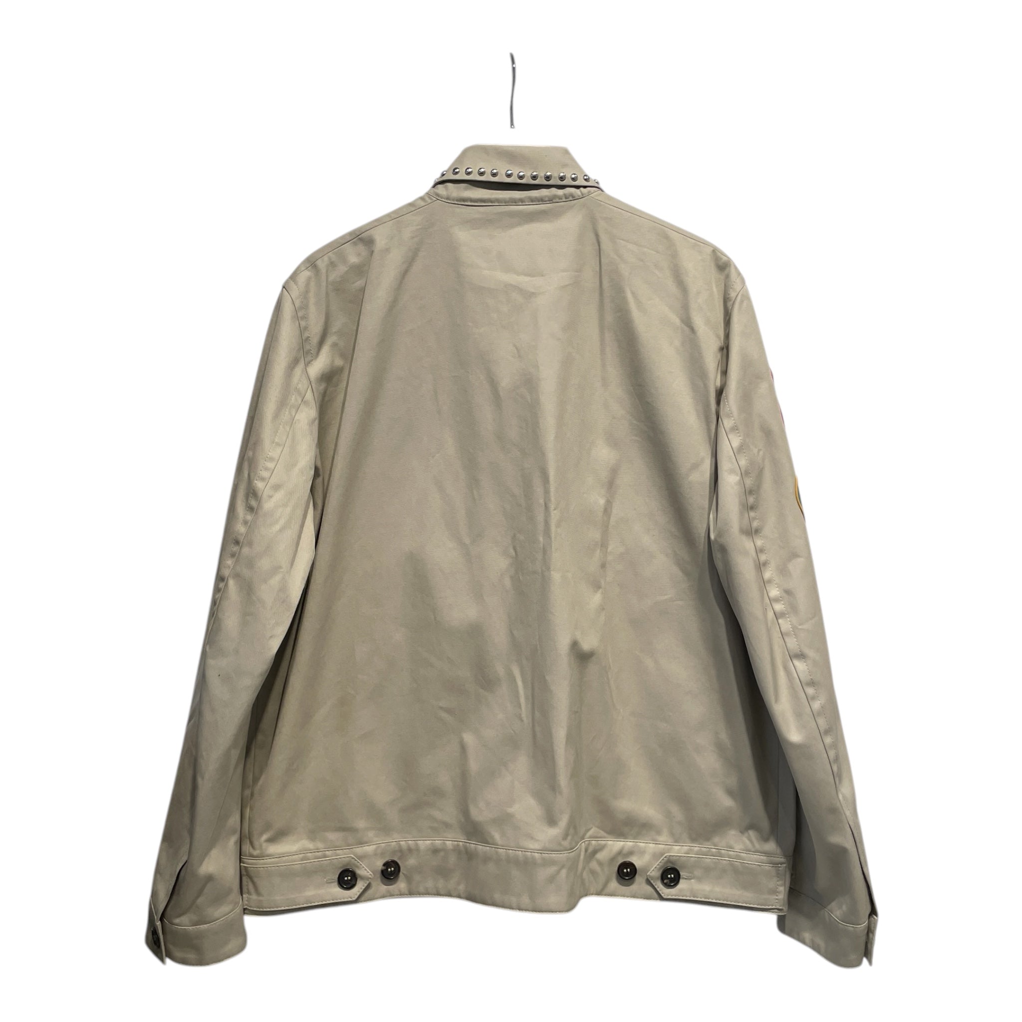 DSQUARED2/Leather Jkt/52/Cotton/CRM/PATCHES/FOX/STUDS view 2
