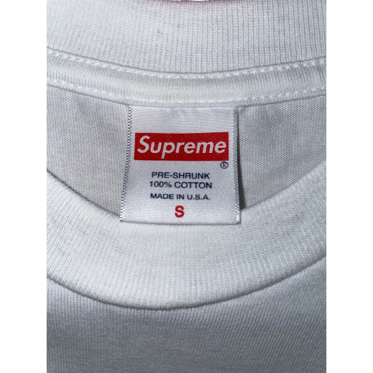 Supreme/T-Shirt/S/Cotton/WHT/Stack Tee view 3