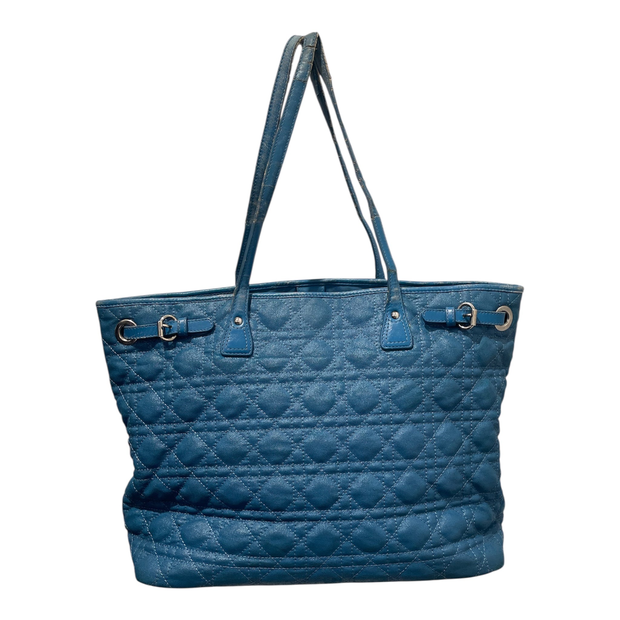 Christian Dior/Tote Bag/BLU/PANAREA COATED CANVAS QUILTING view 2