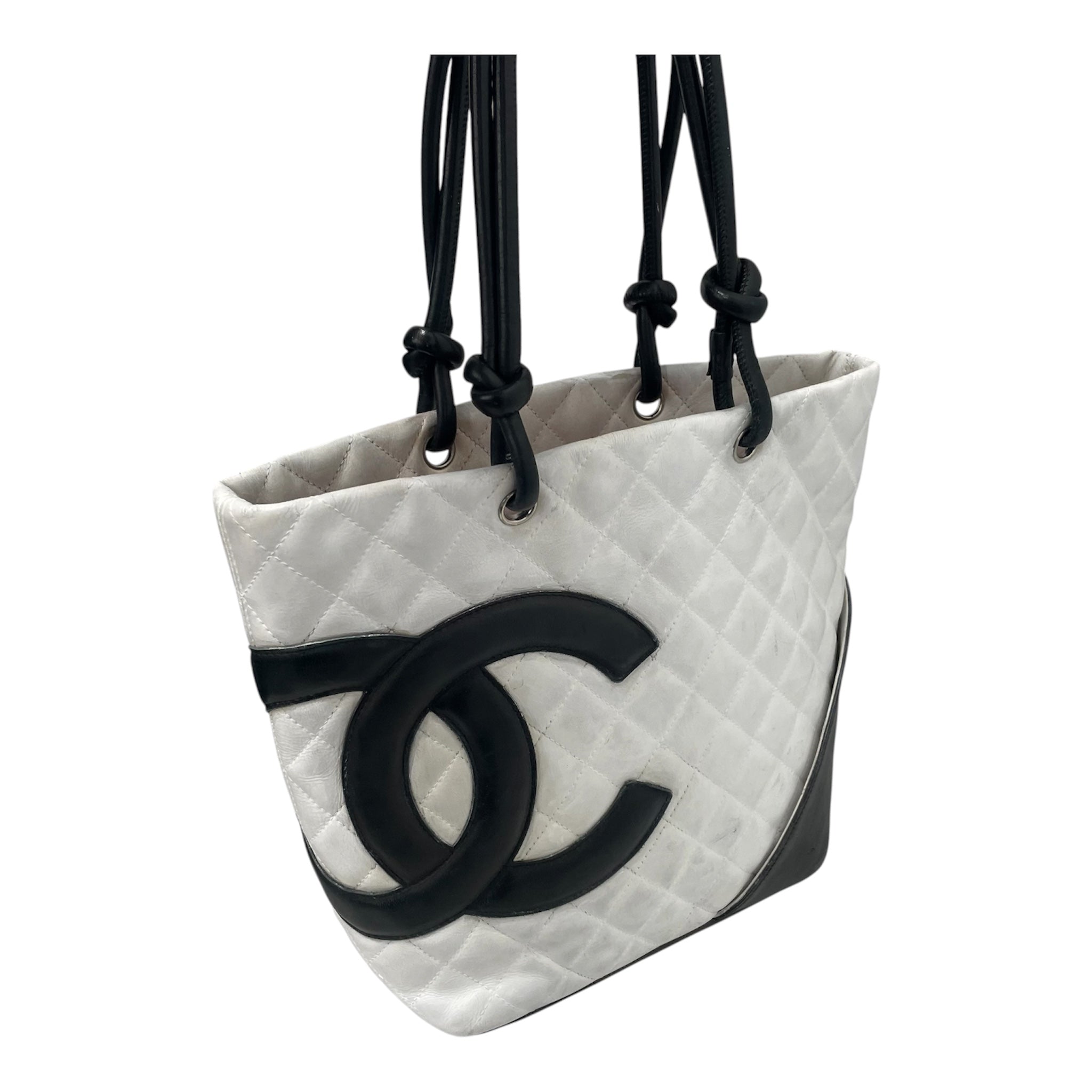 CHANEL/Tote Bag/Leather/WHT/9760545 view 5