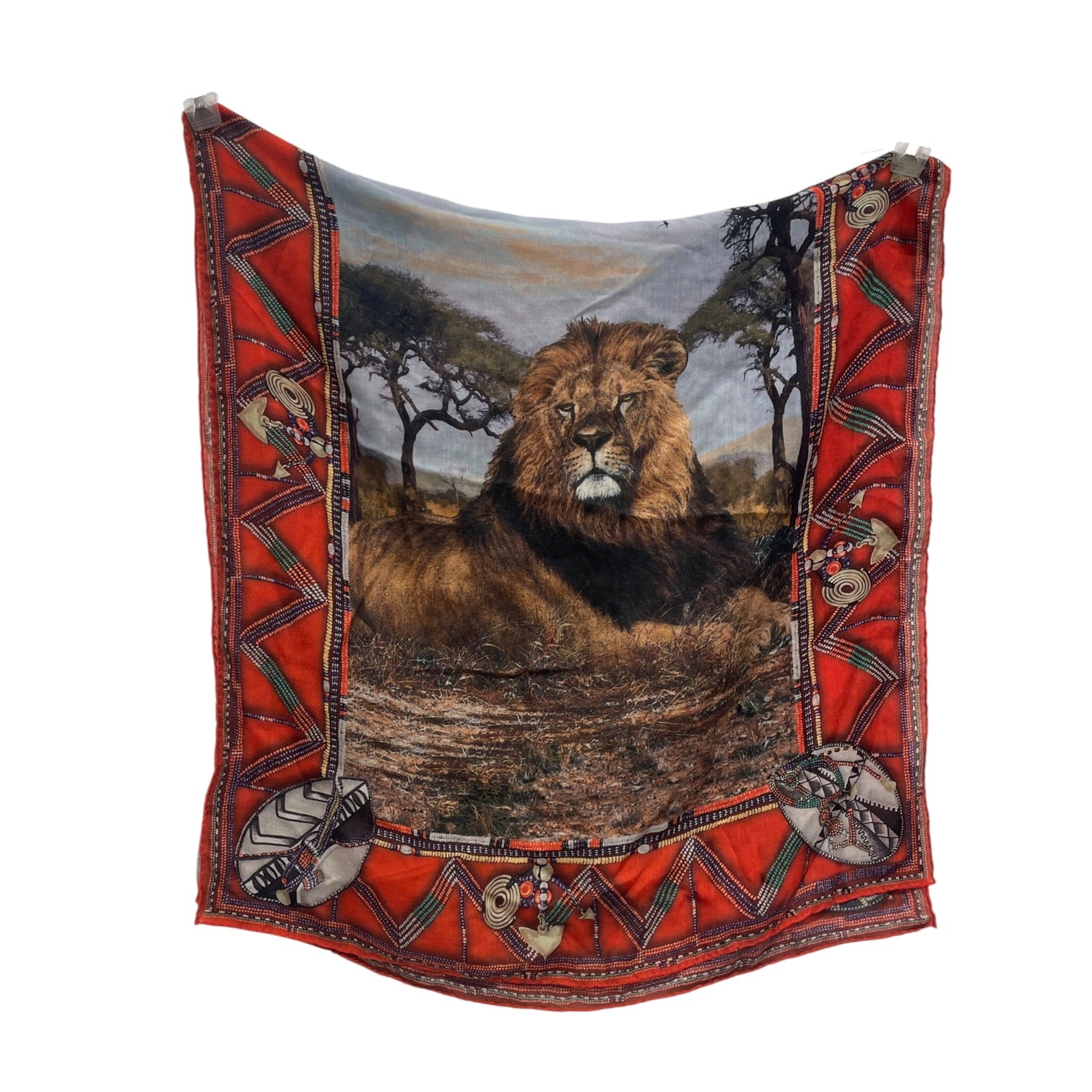RALPH LAUREN PURPLE LABEL/Accessories/All Over Print/Silk/MLT/L's/RL PURPLE LABEL SAFARI PRINT view 1