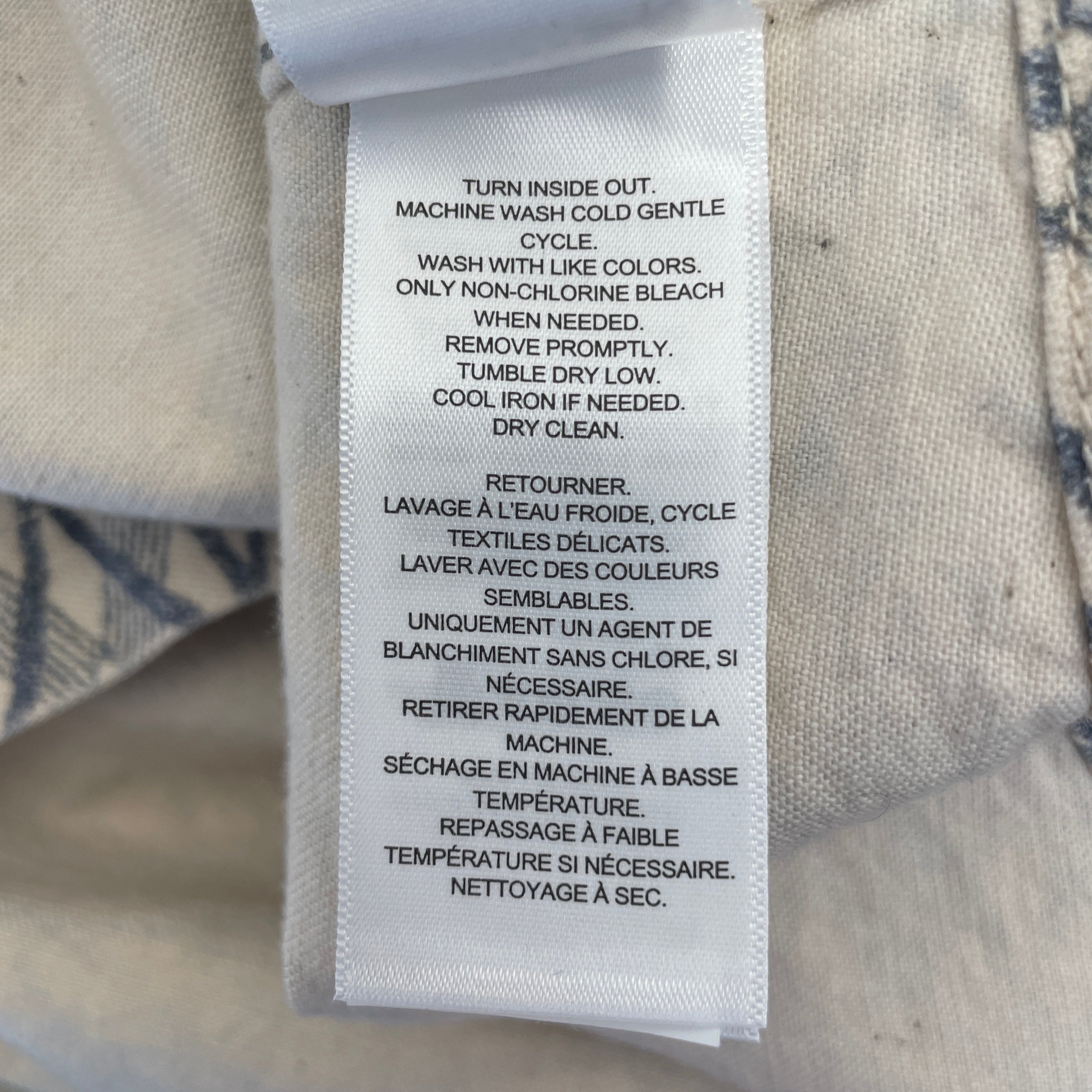 RRL/LS Shirt/M/Cotton/CRM/All Over Print/ view 3