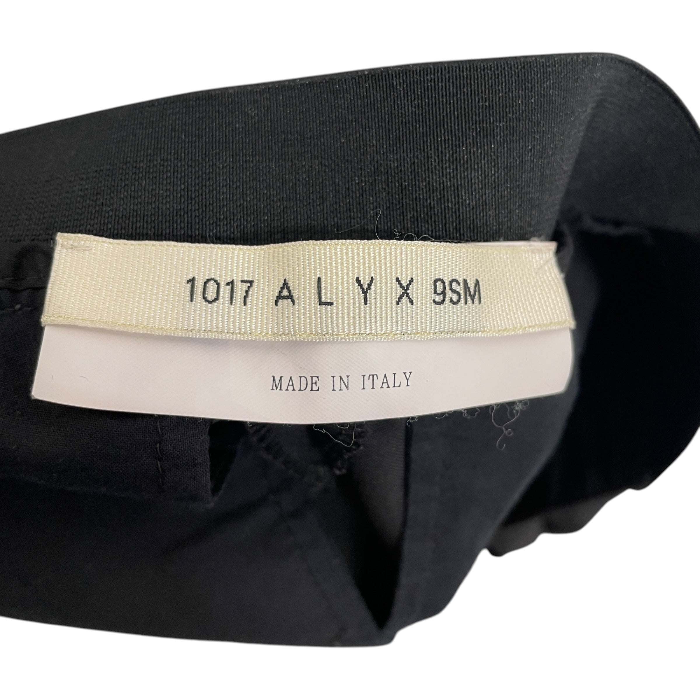 1017 ALYX 9SM(ALYX)/Slacks/50/Wool/BLK/BUCKLE BELT view 3