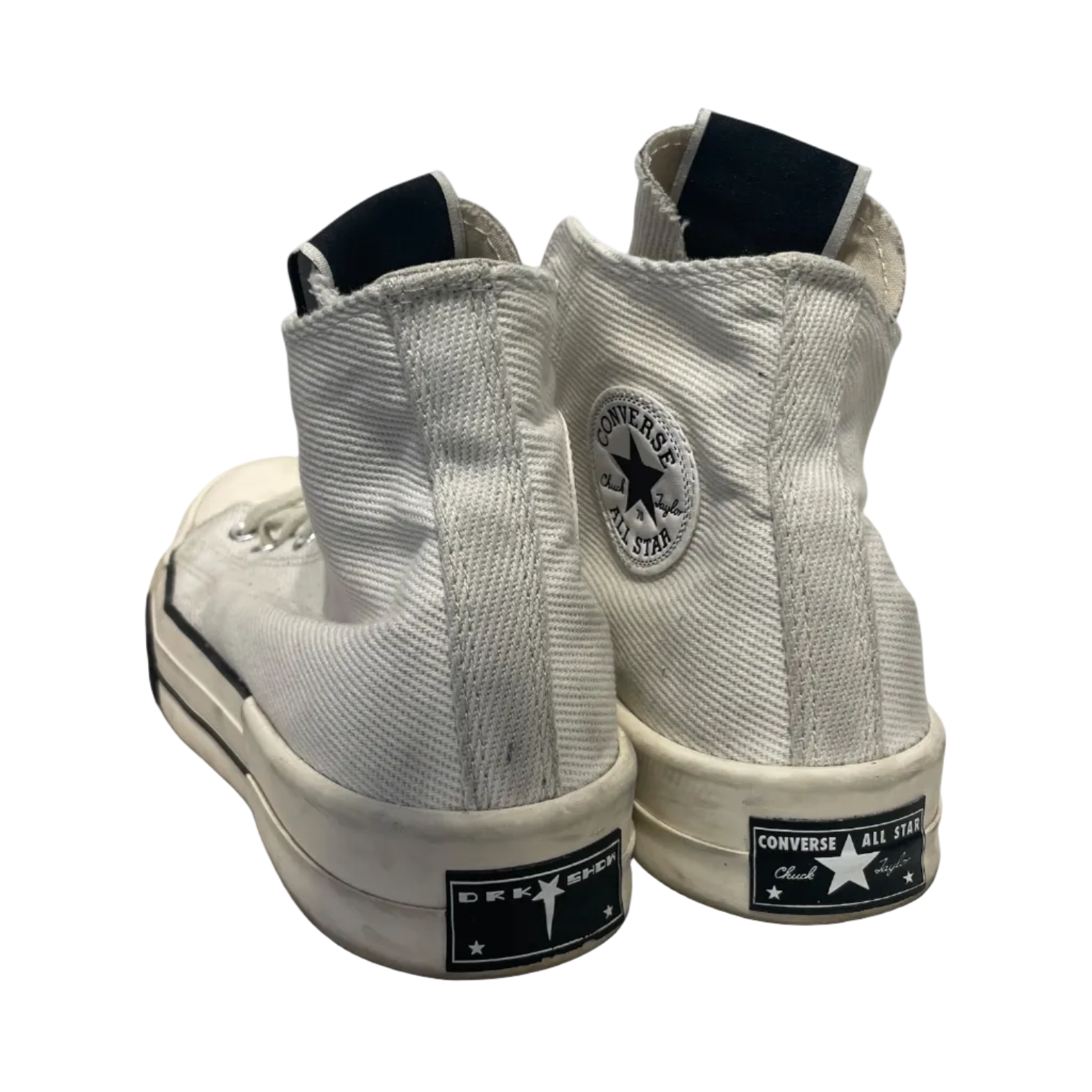 CONVERSE/Rick Owens/Hi-Sneakers/US 8/Cotton/WHT/ view 2