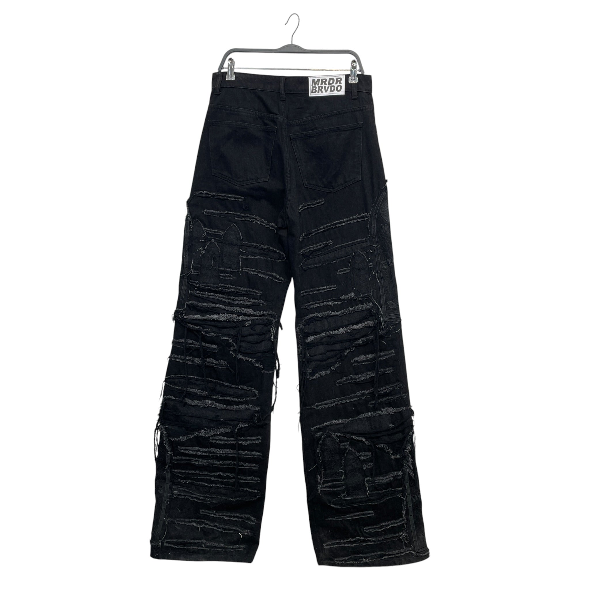 WHO DECIDES WAR/Pants/30/Denim/BLK/ view 2