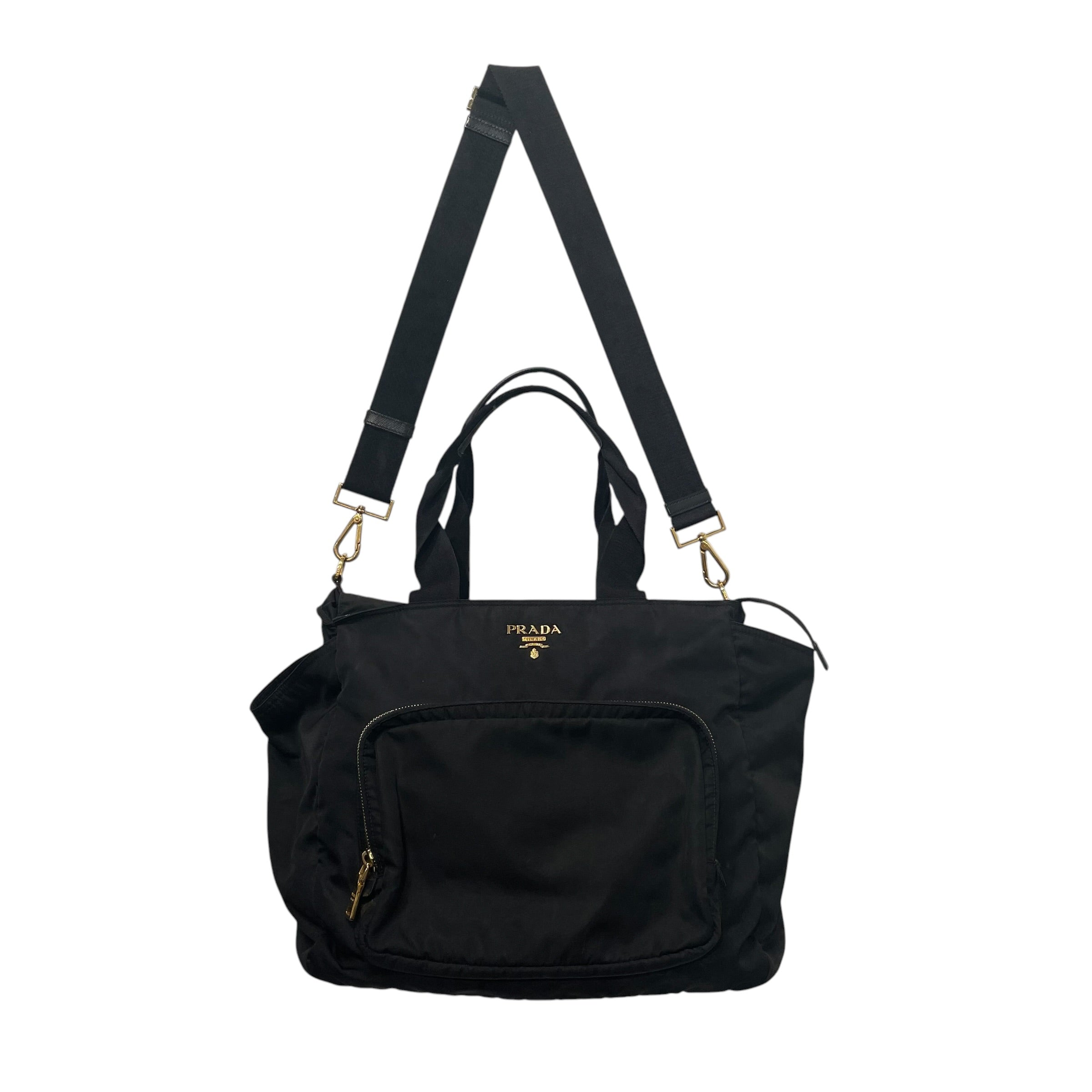 PRADA/Tote Bag/Nylon/BLK/TESSUTO DIAPER BAG view 1