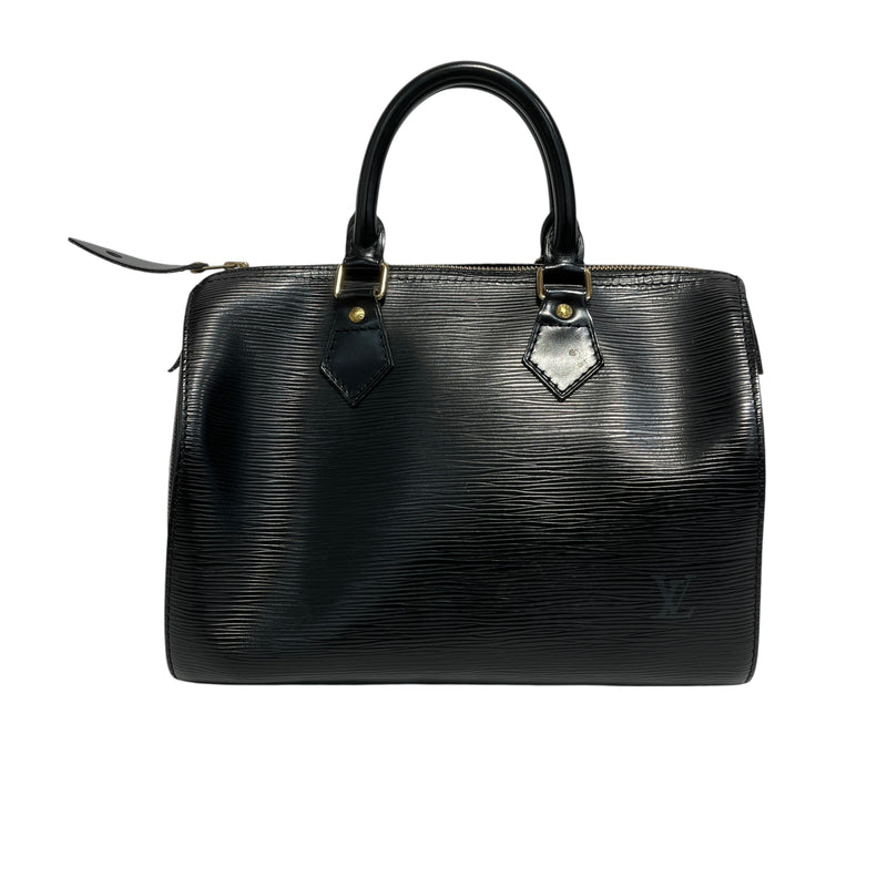LOUIS VUITTON/Hand Bag/Leather/BLK/TOP HANDLE BAG