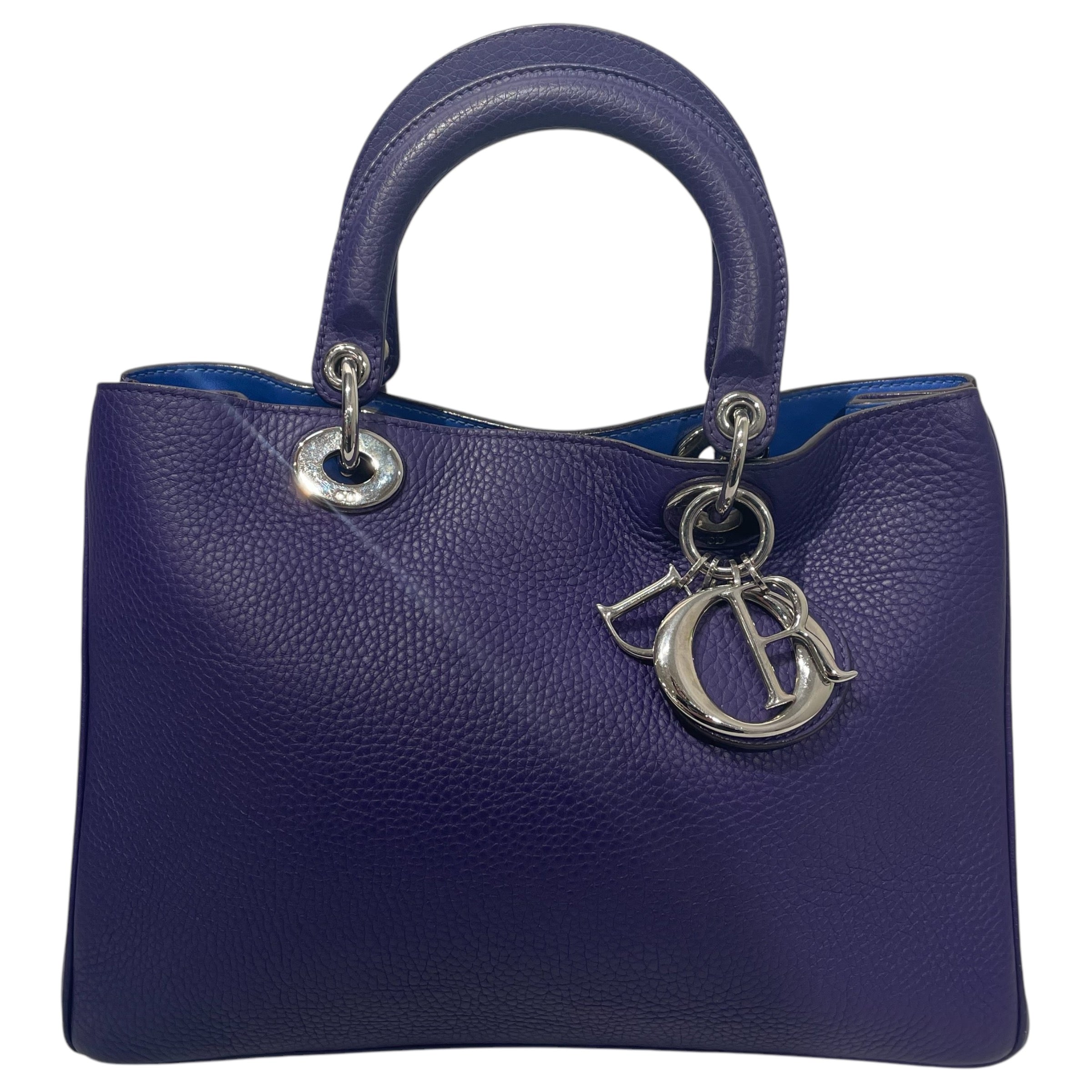 Christian Dior/Tote Bag/Monogram/Leather/PPL/PEBBLED DIORISSIMO view 1