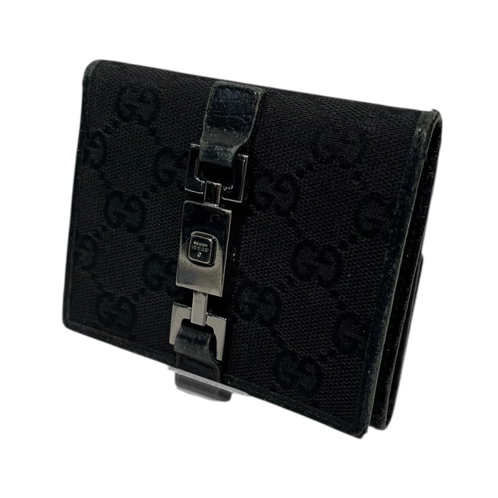 GUCCI/Wallet/Monogram/Cotton/BLK/Silver Toggle - 054702126 view 1