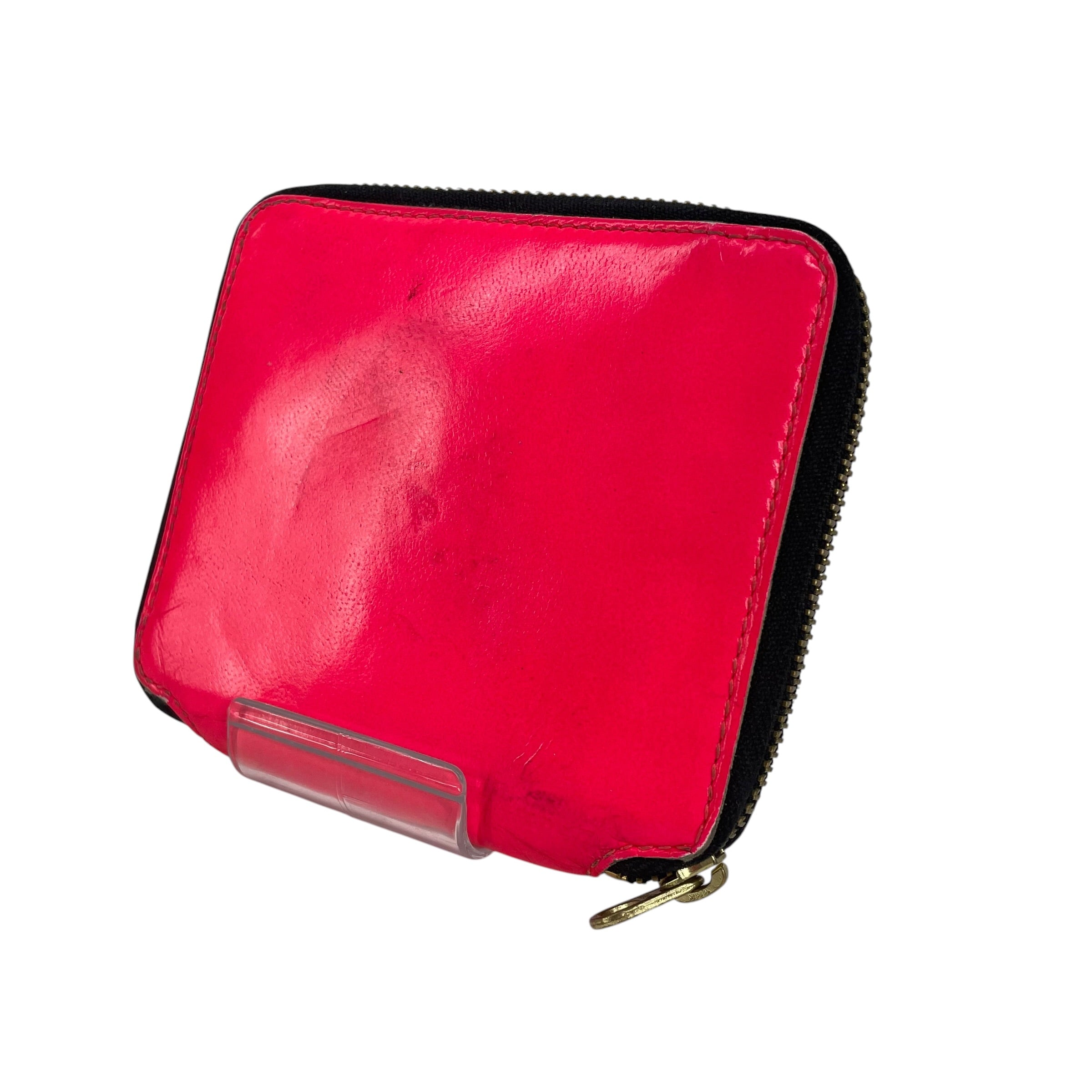 COMME des GARCONS/Bifold Wallet/Leather/PNK/PINK ZIP WALLET view 2