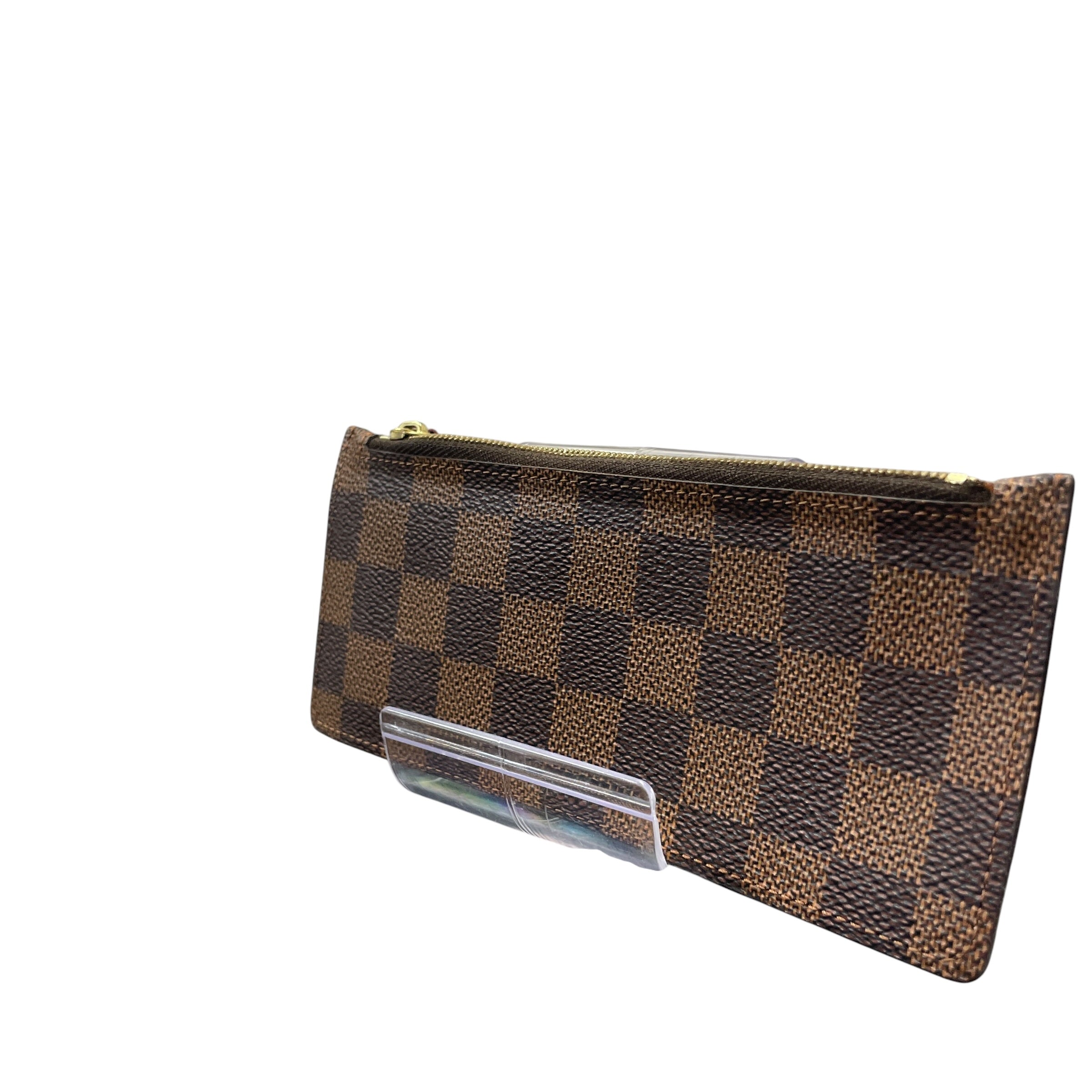 LOUIS VUITTON/Wallet/Monogram/Leather/BRW/L's/damier ebene view 2