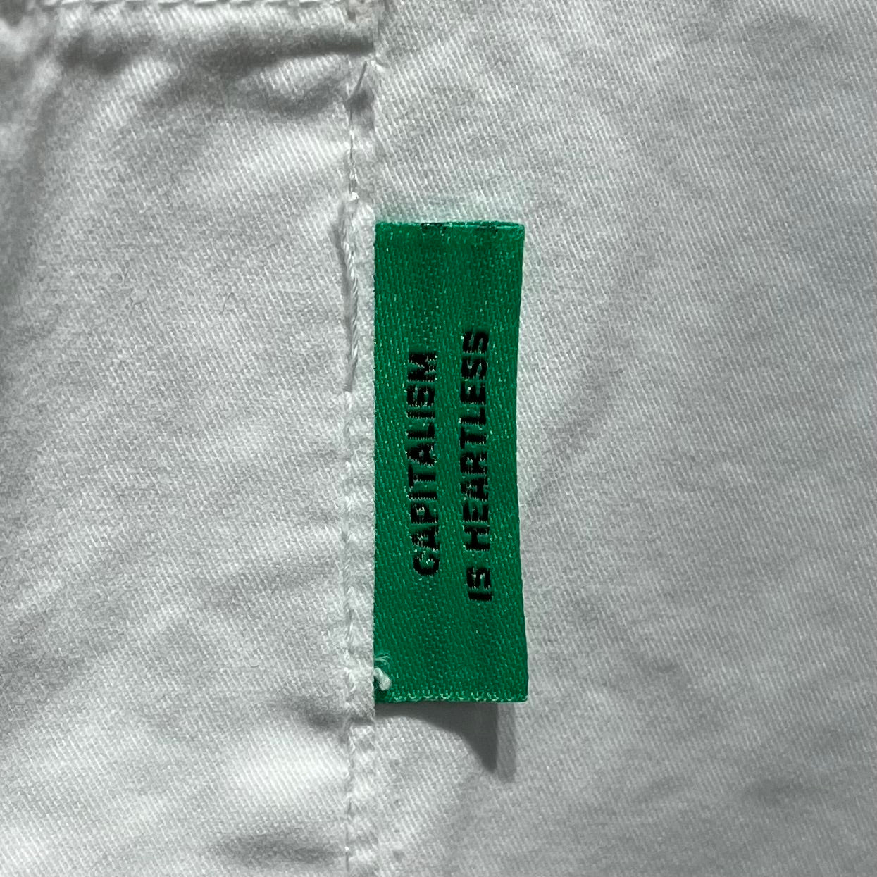 WILLY CHAVARRIA/SS Shirt/S/Cotton/WHT/BLACK LOGO ON CHEST view 4