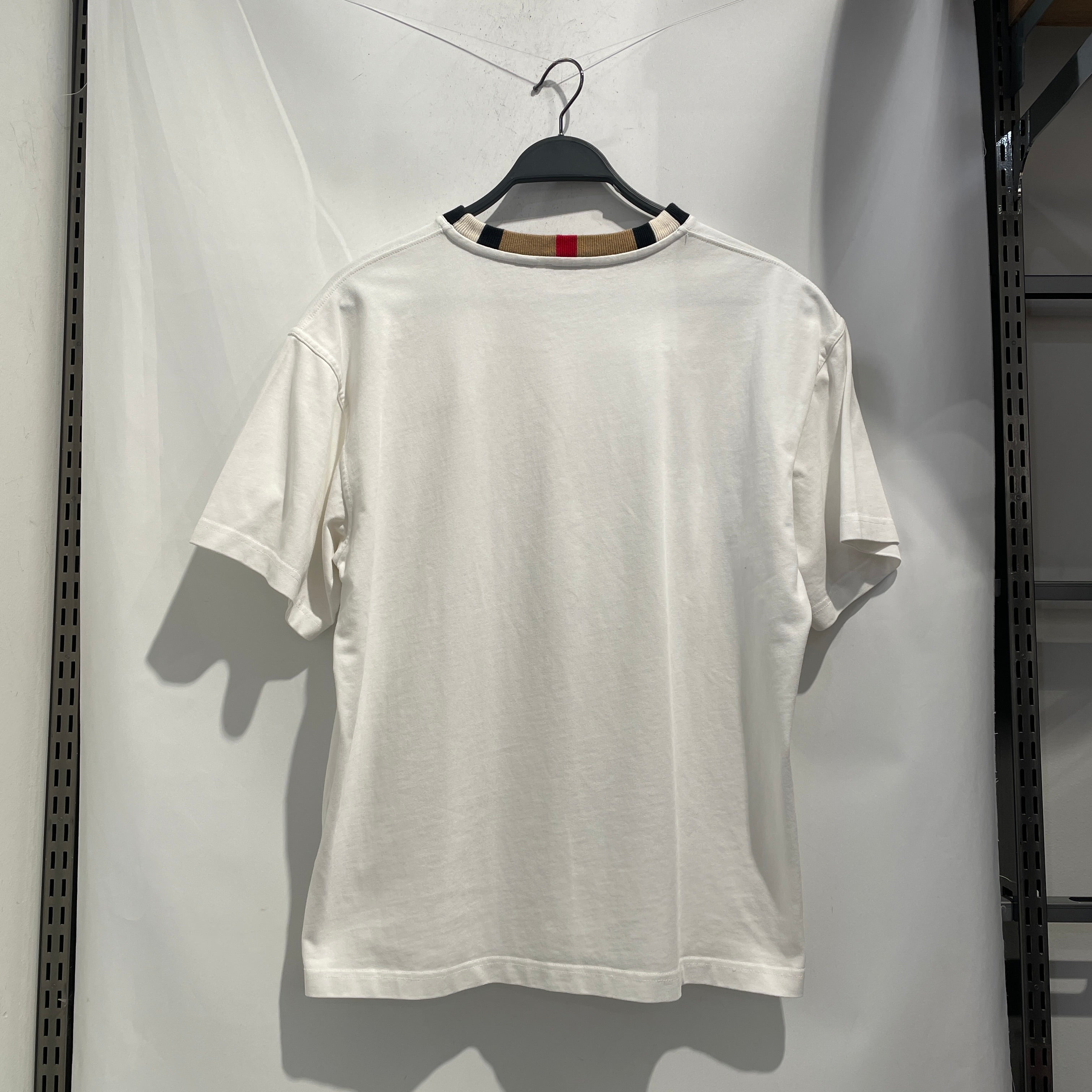 BURBERRY LONDON/T-Shirt/L/Cotton/WHT/ view 3