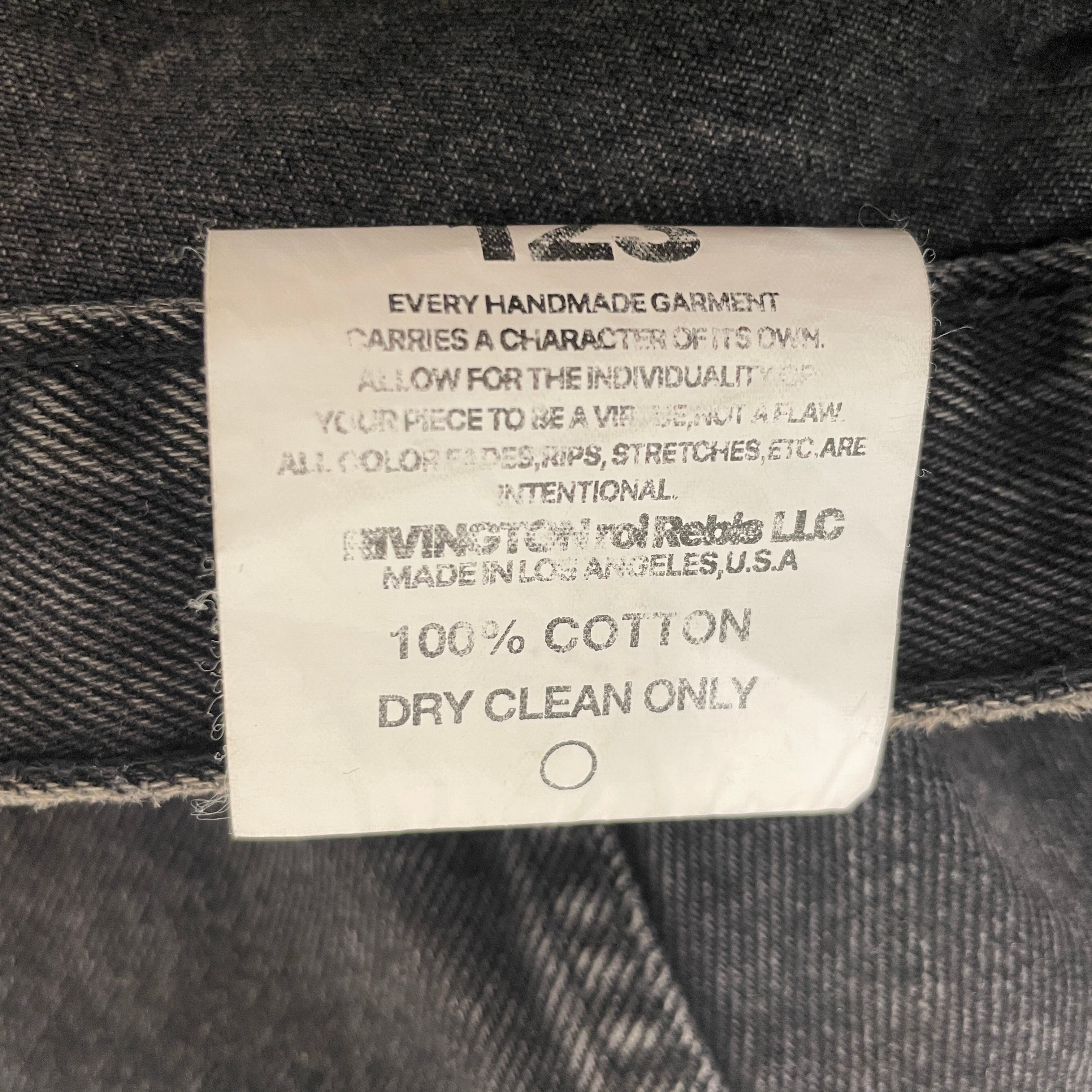 RRR123 RIVINGTON roi Rebis/Bootcut Pants/36/Cotton/BLK/he rose 3 view 4