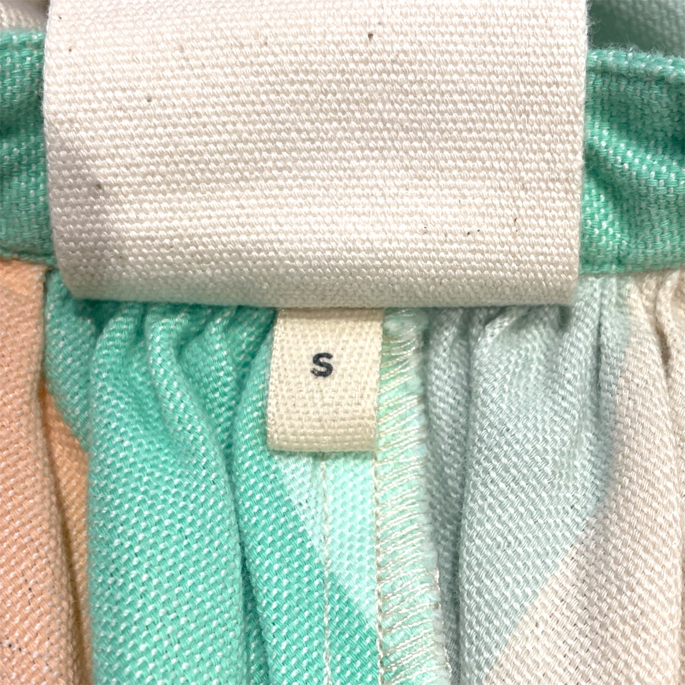 Marrakshi Life /Blouse/S/Stripe/Linen/GRN/Stripped Mandieran Collar view 4