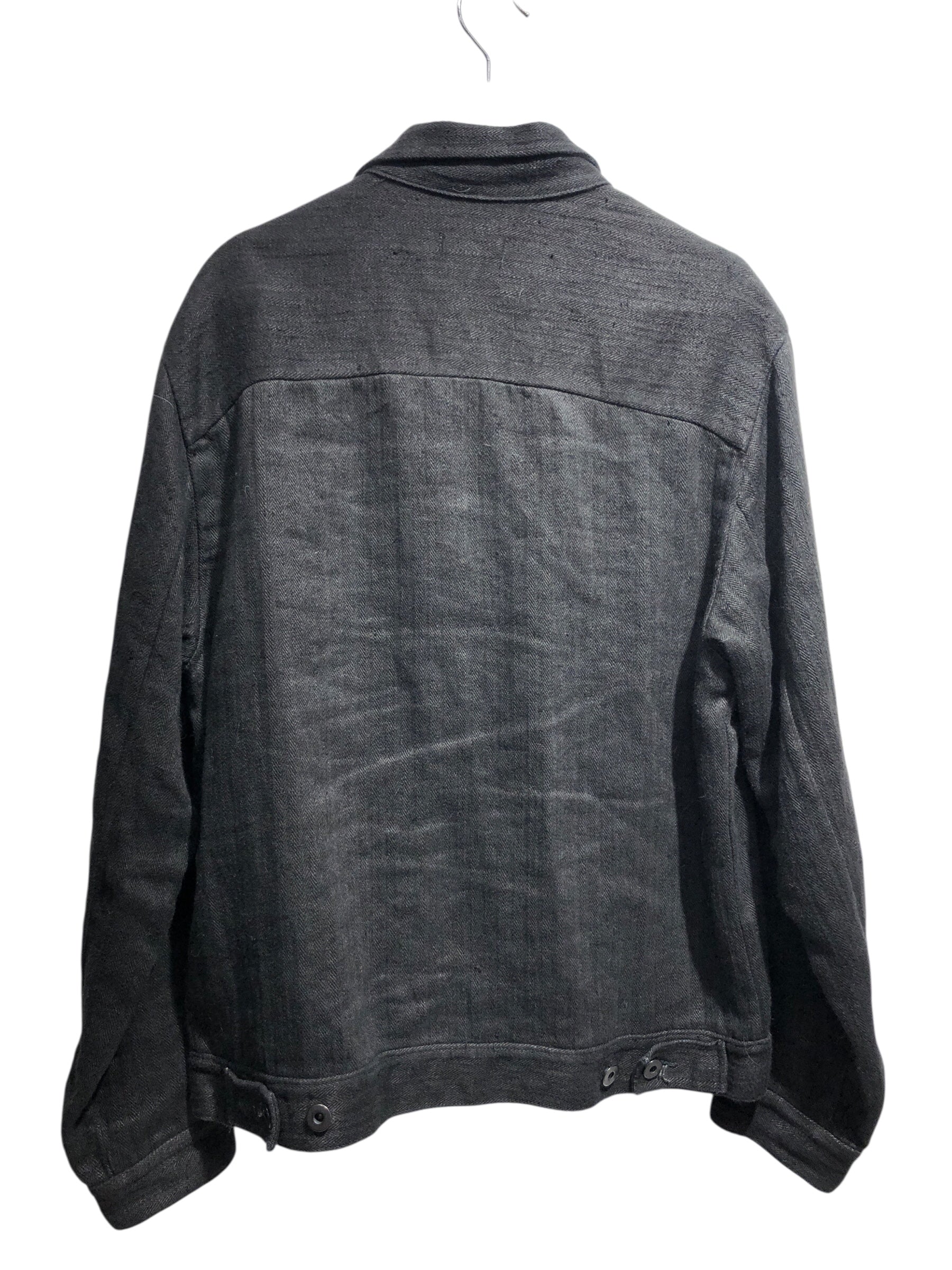 evan kinori/Jacket/S/Cotton/BLK/Button up jkt view 2