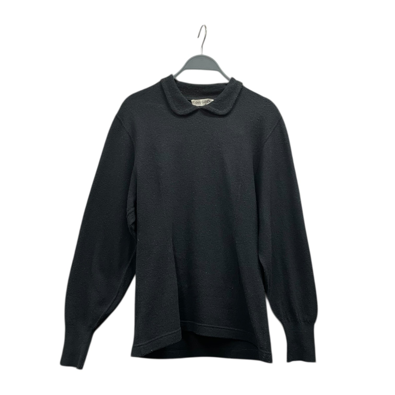 COMME des GARCONS/Sweater/Wool/BLK/COLLARED SWEATER view 1