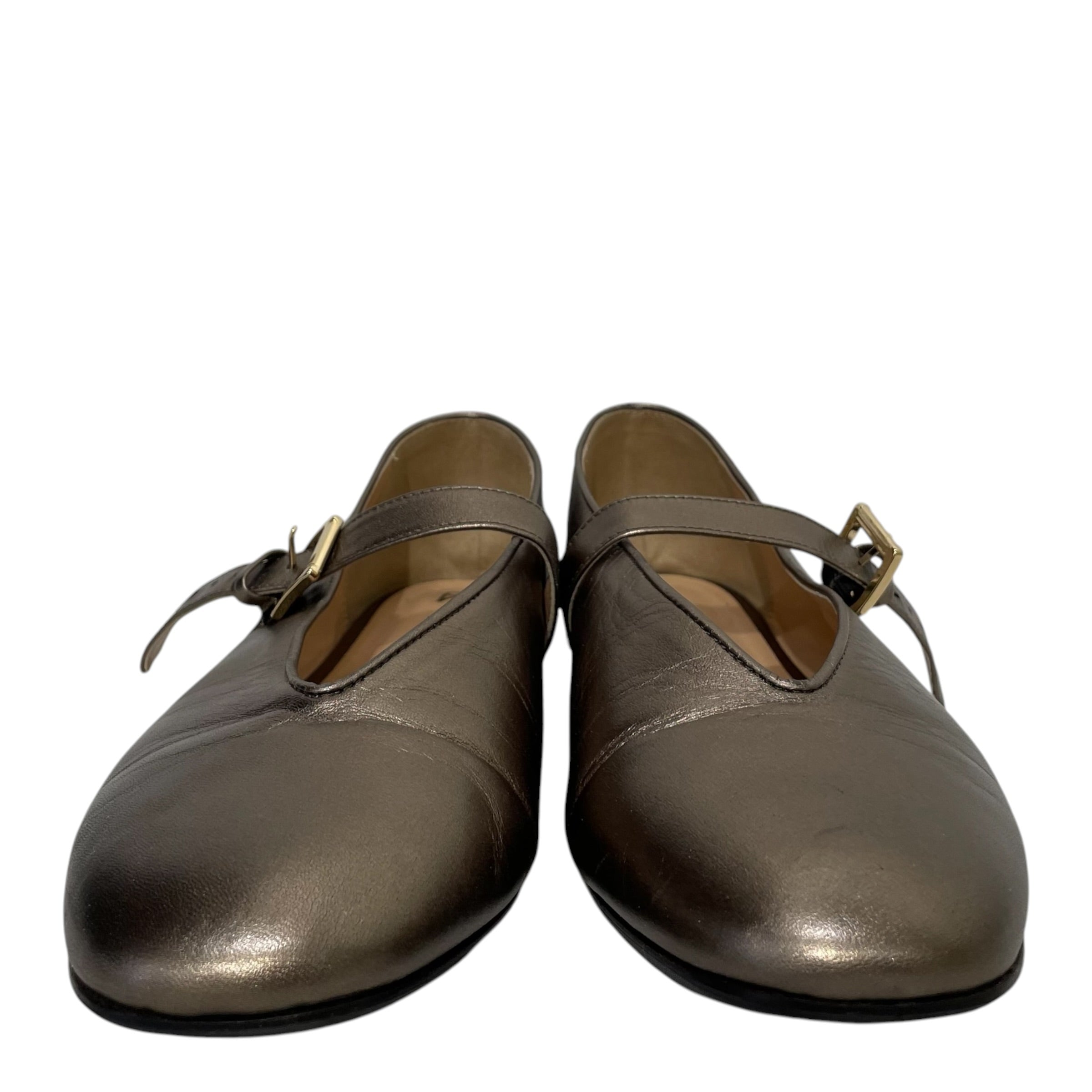 FABIO RUSCONI/Flat Shoes/EU 41/GLD/Mary Jane Flats view 3