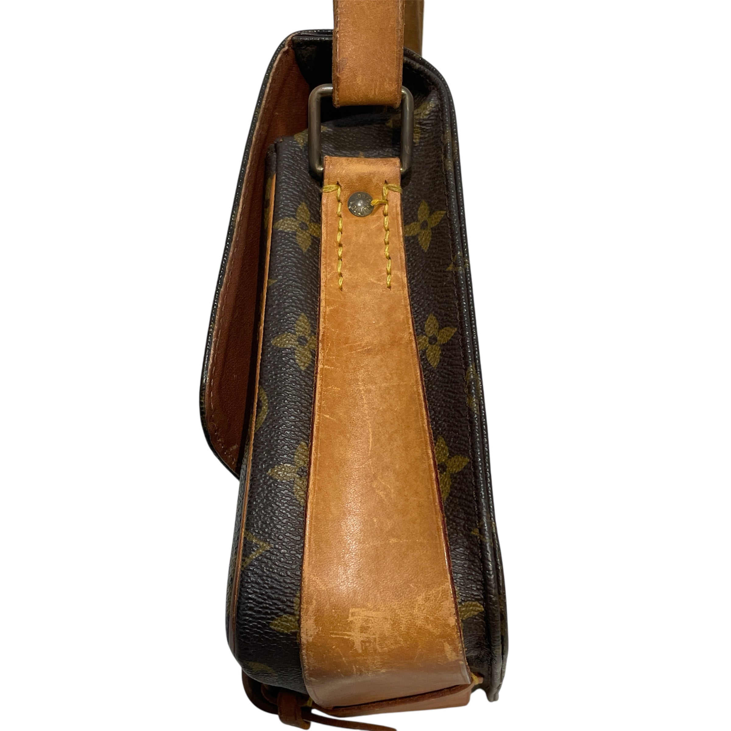 LOUIS VUITTON/Cross Body Bag/Monogram/Leather/BRW/Cartouchiere MM Crossbody Bag view 7