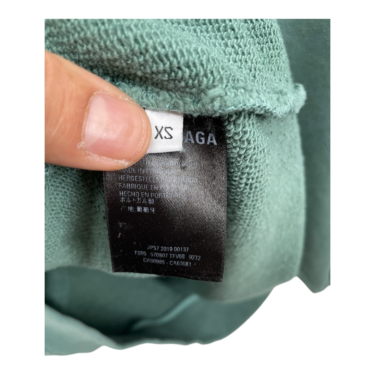 BALENCIAGA/Sweatshirt/XS/Cotton/GRN/small logo view 4
