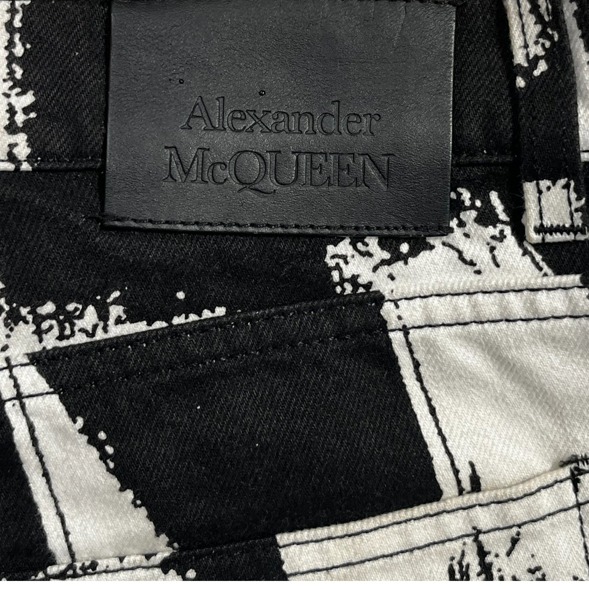 Alexander McQueen/Pants/50/Cotton/BLK/All Over Print/ view 5