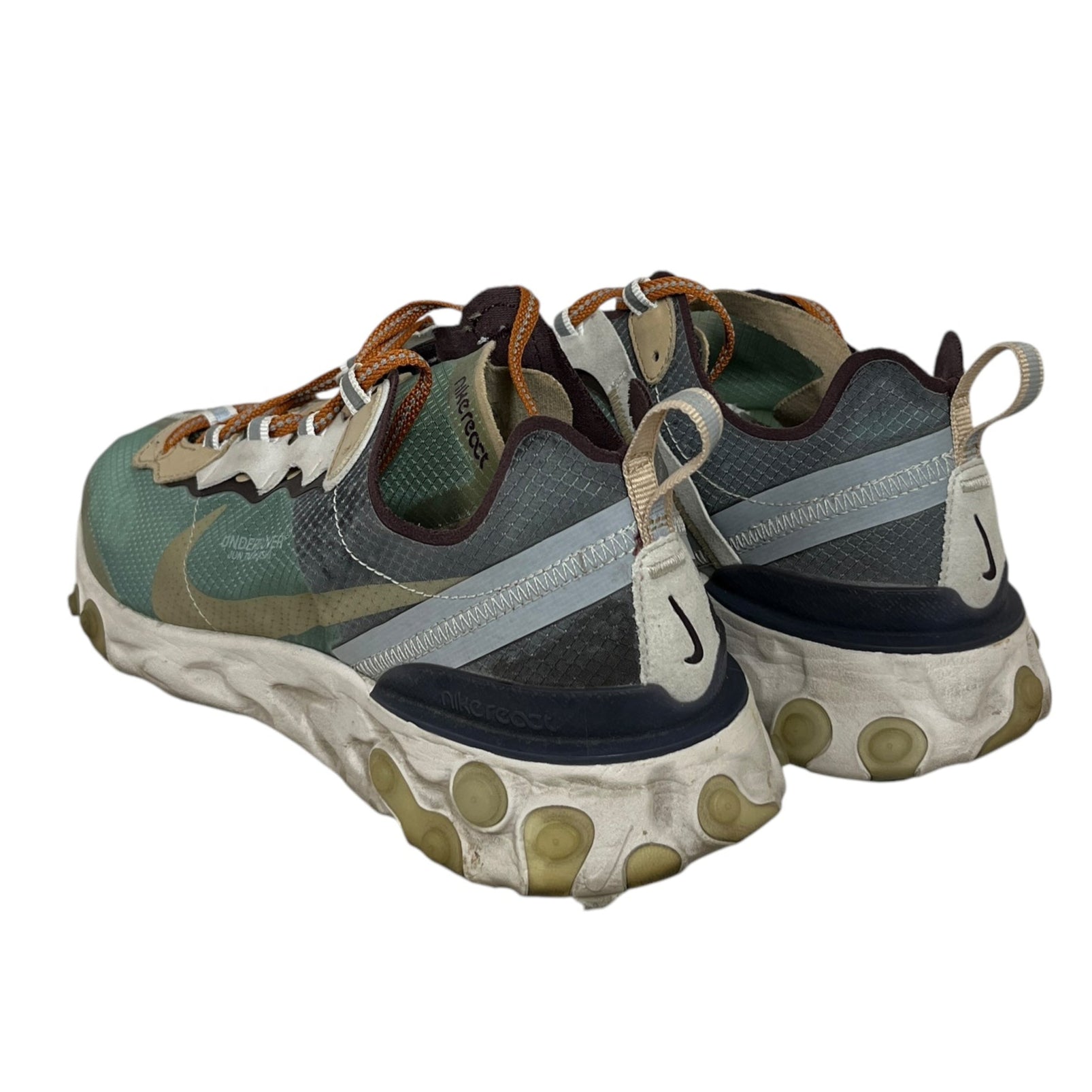NIKE/REACT ELEMENT 87/Low-Sneakers/US 8/GRN/BQ2718-300 view 2