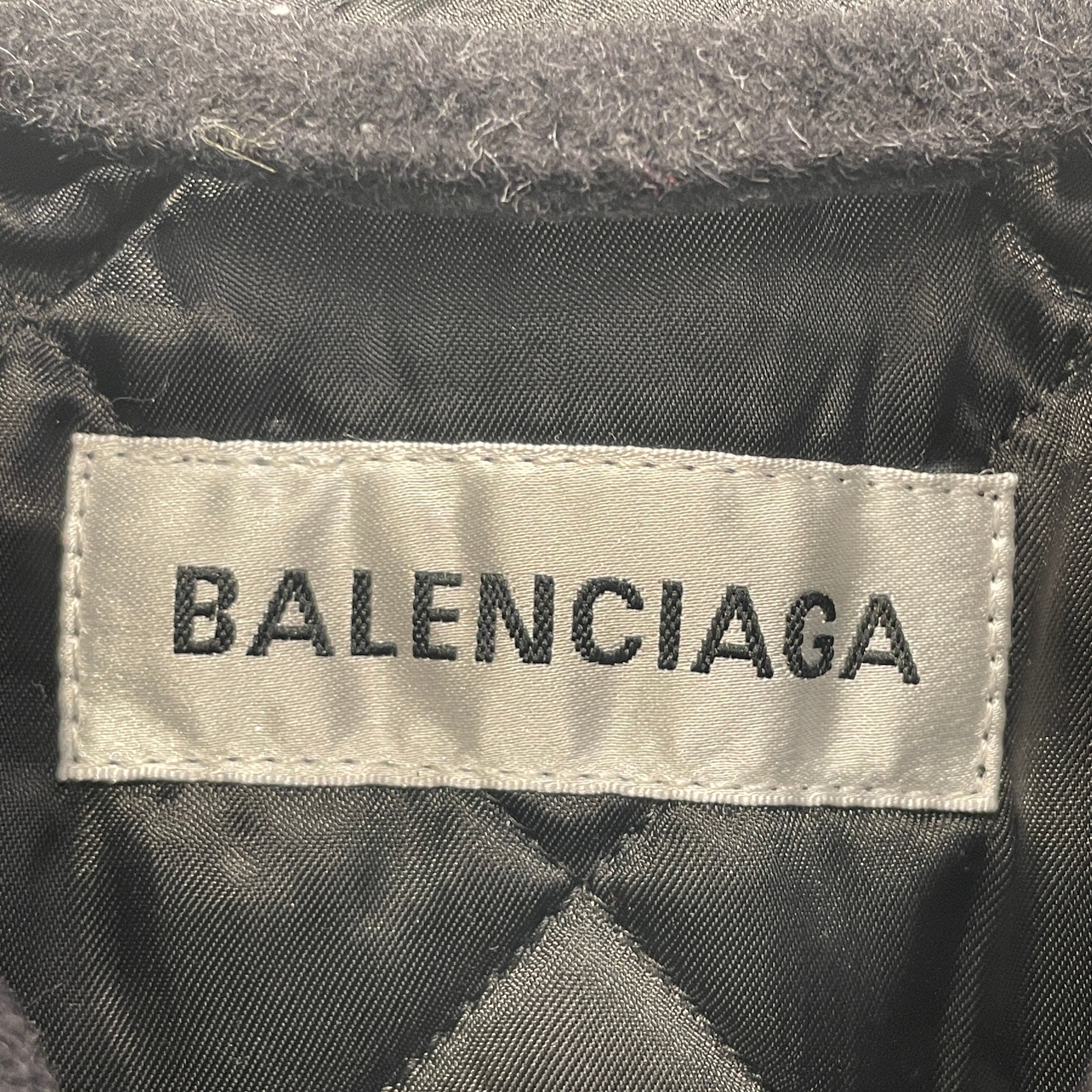 BALENCIAGA/Denim Jkt/36/Denim/IDG/DENIM/WOOL DARK WASH COAT view 4