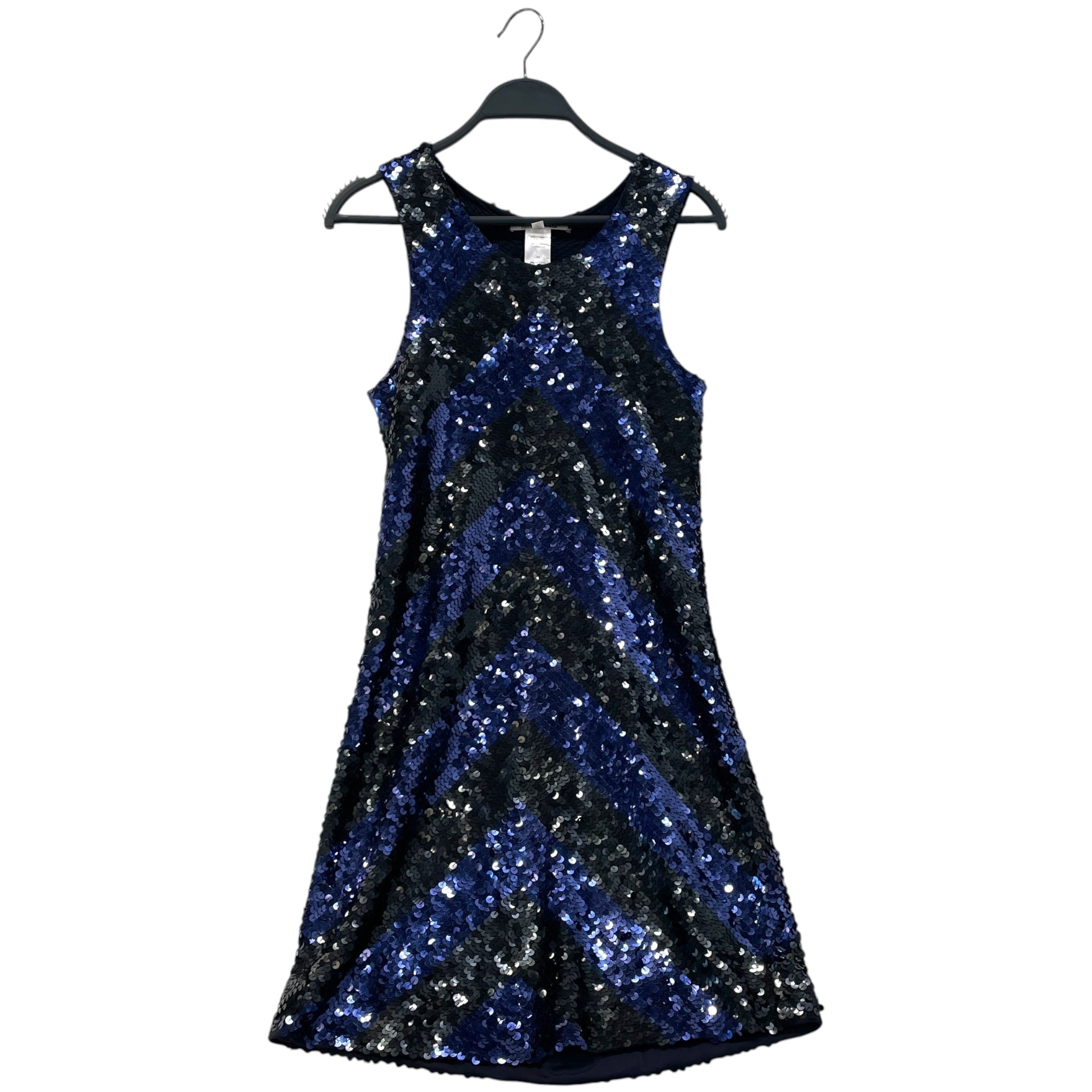 alice+olivia/SL Dress/XS/Stripe/Polyester/NVY/Midi Length/SEQUIN view 1