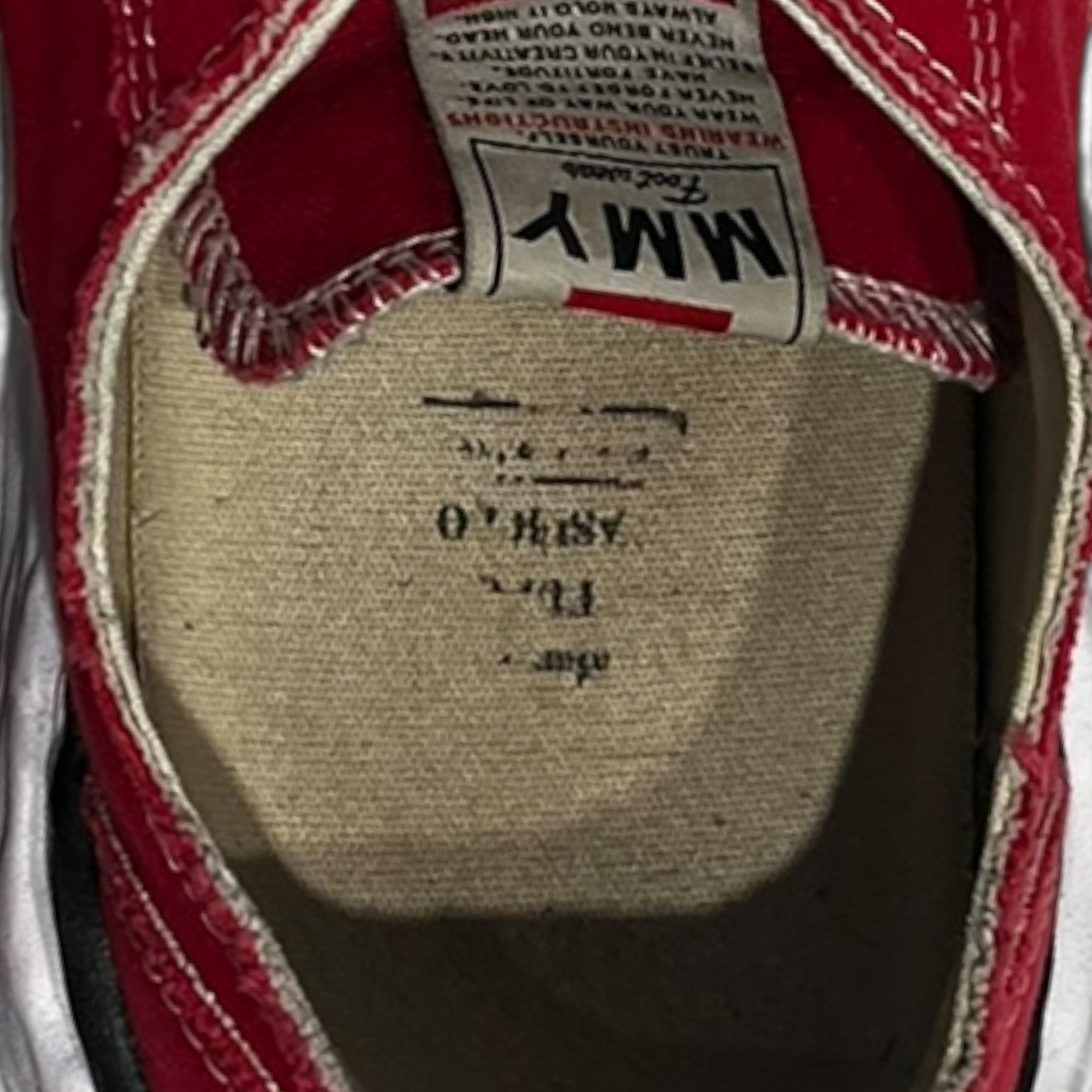 MIHARA YASUHIRO/Low-Sneakers/EU 42/Cotton/RED/ view 3