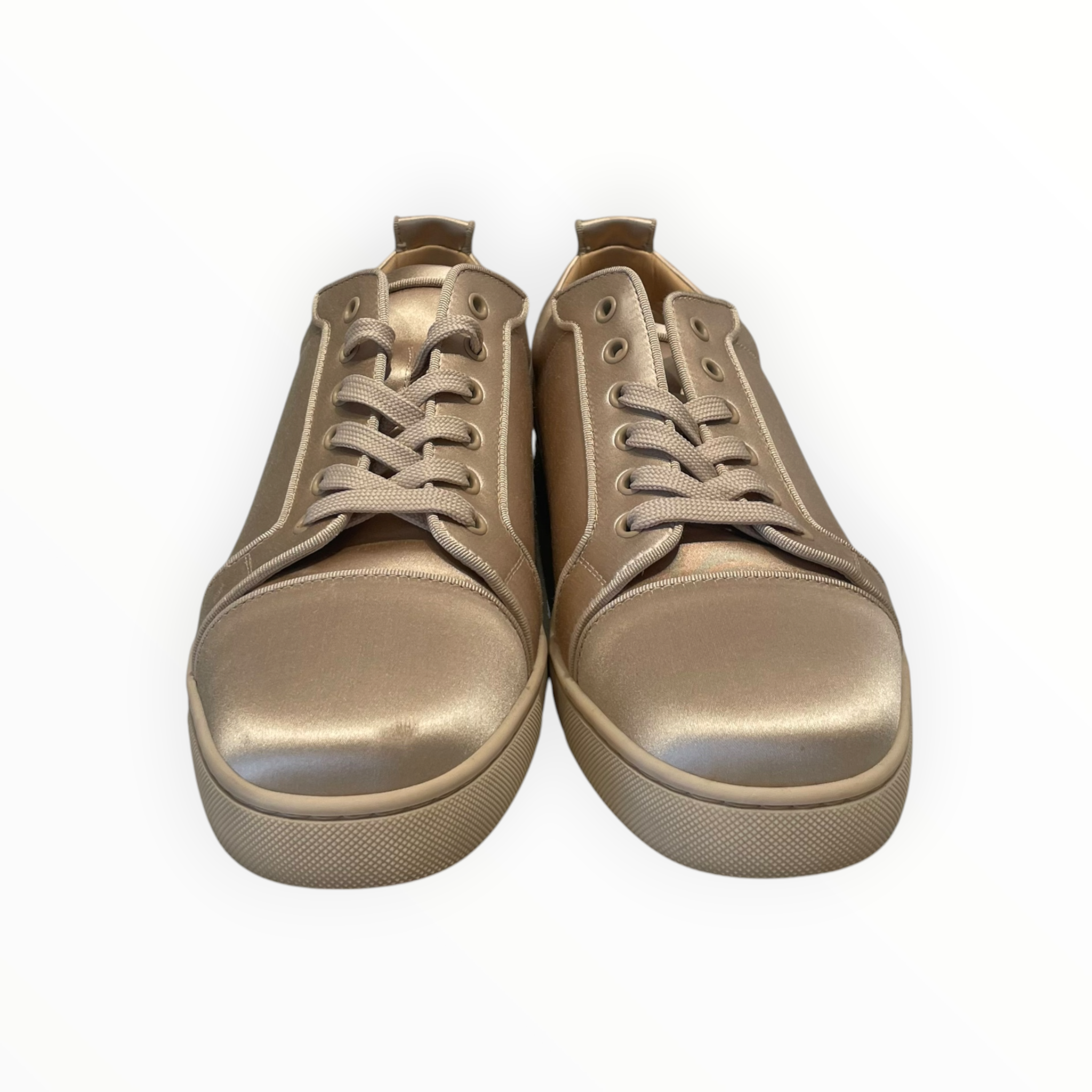 Christian Louboutin/Low-Sneakers/US 11/GLD/SATIN SNEAKERS view 3