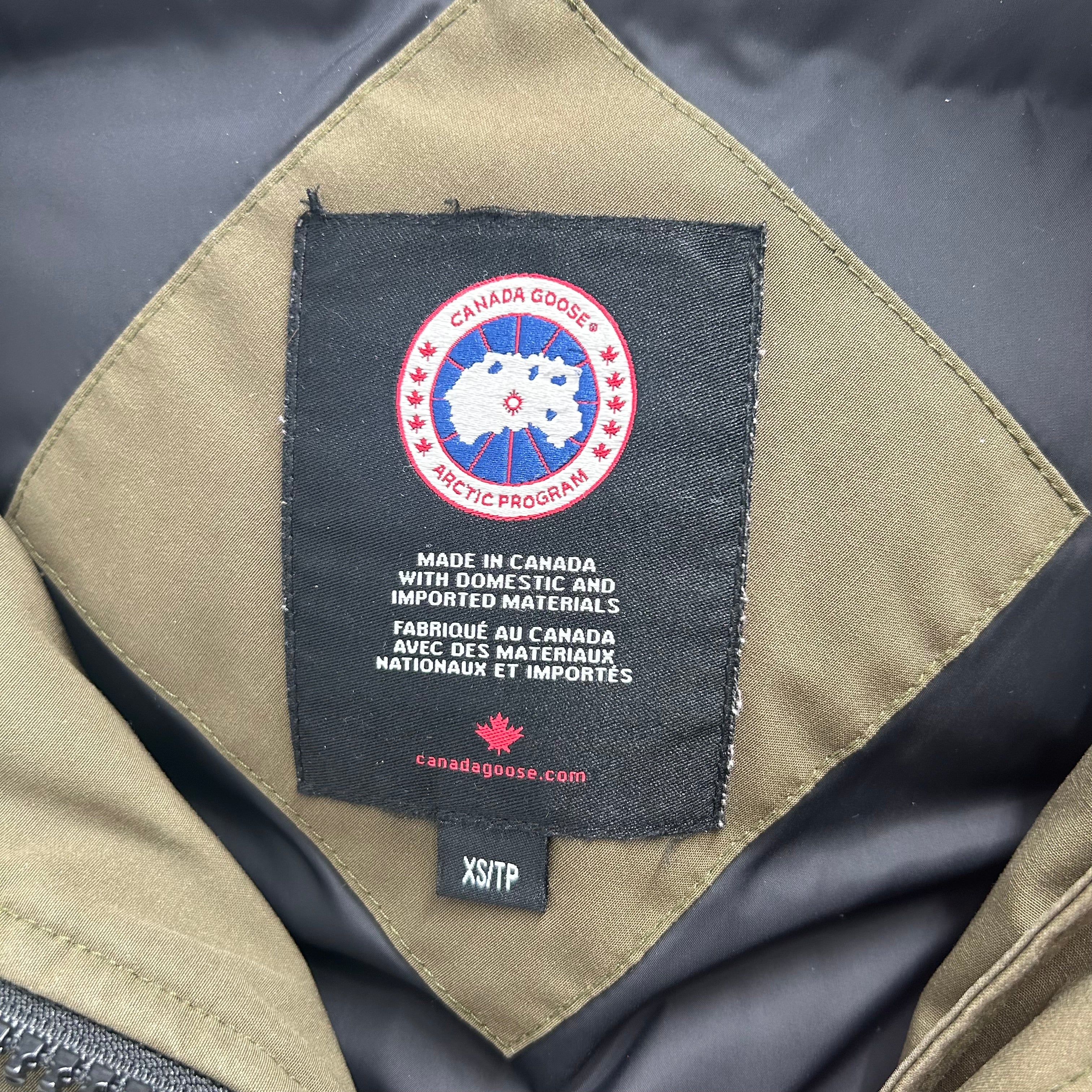 CANADA GOOSE/Jacket/XS/Cotton/KHK/3811L view 3