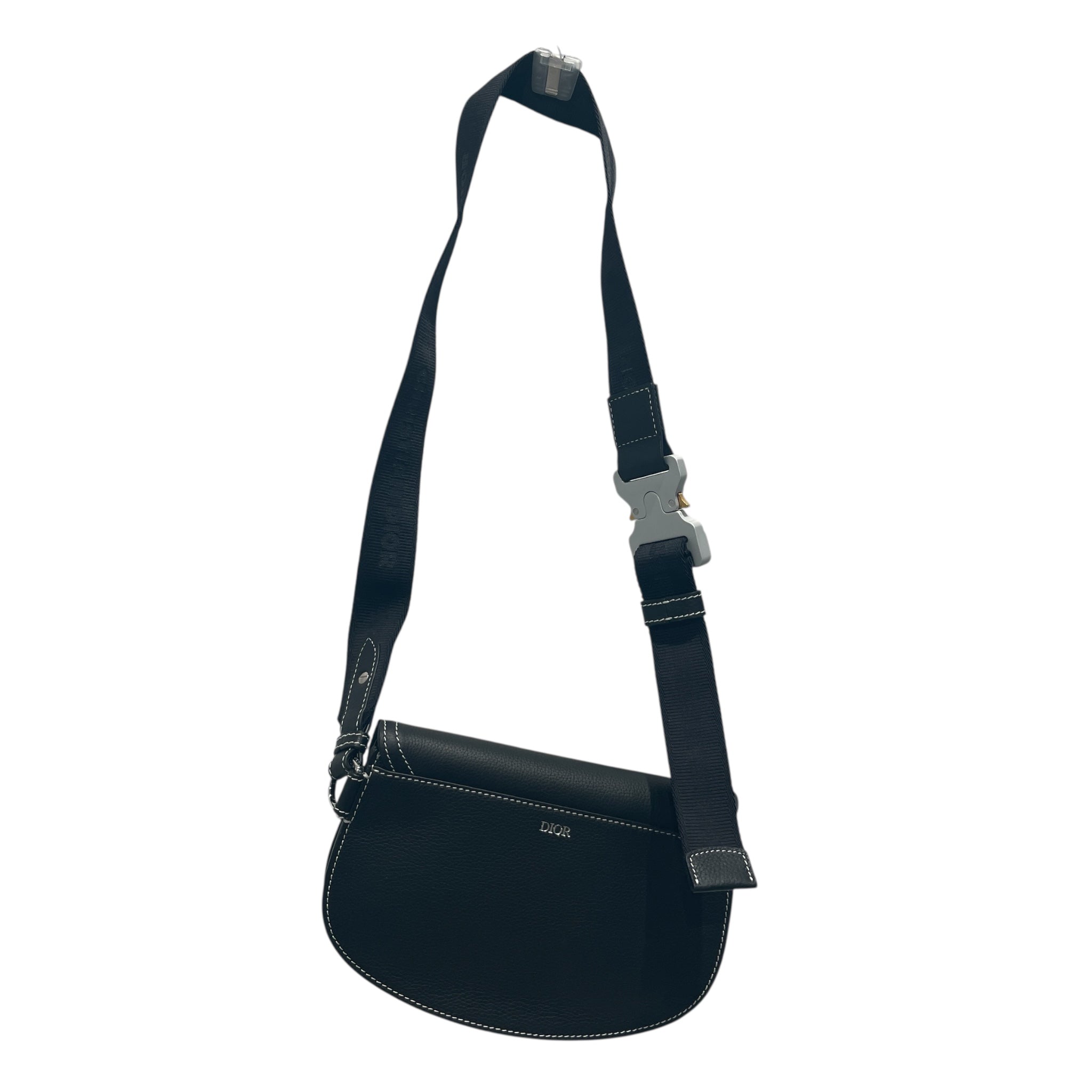 Christian Dior/Cross Body Bag/Leather/NVY/DIOR SADDLE MESSENGER BAG view 2