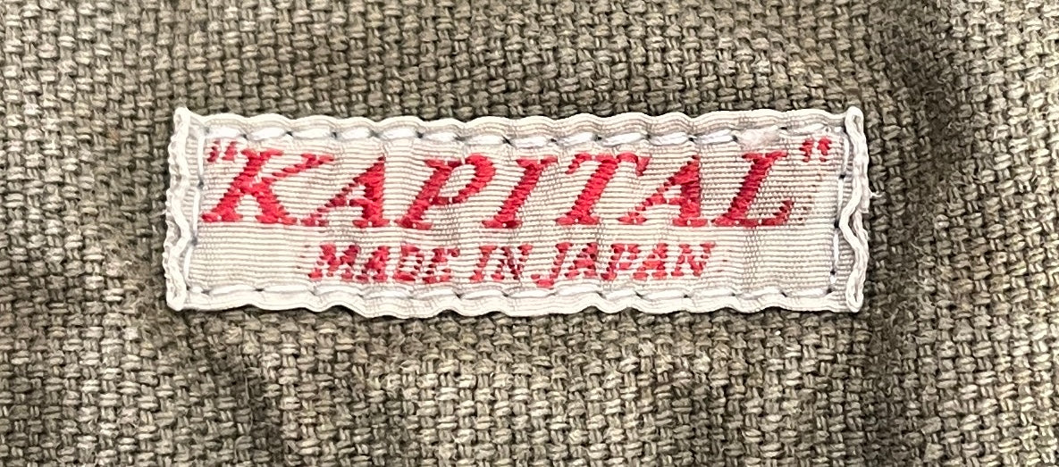 KAPITAL/Skinny Pants/30/Cotton/KHK/cargo straps view 3