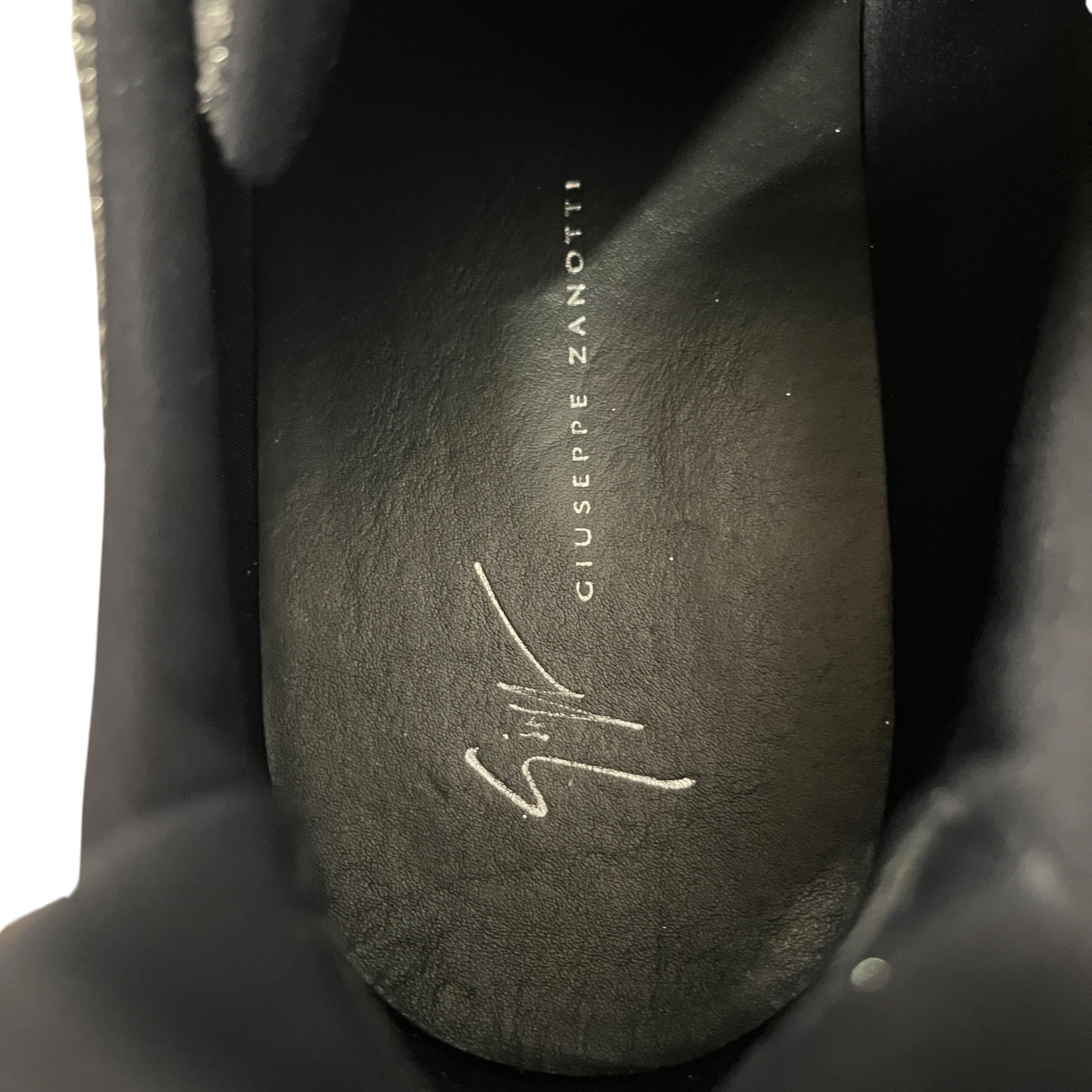 Giuseppe Zanotti/Low-Sneakers/EU 46/Glitter/Polyester/SLV/Urchin view 3