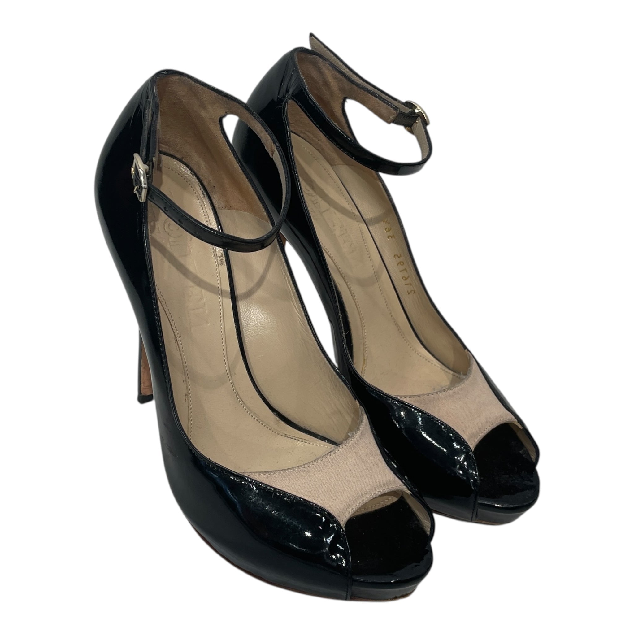 Alexander McQueen/Heels/EU 36.5/Leather/BLK/ view 1