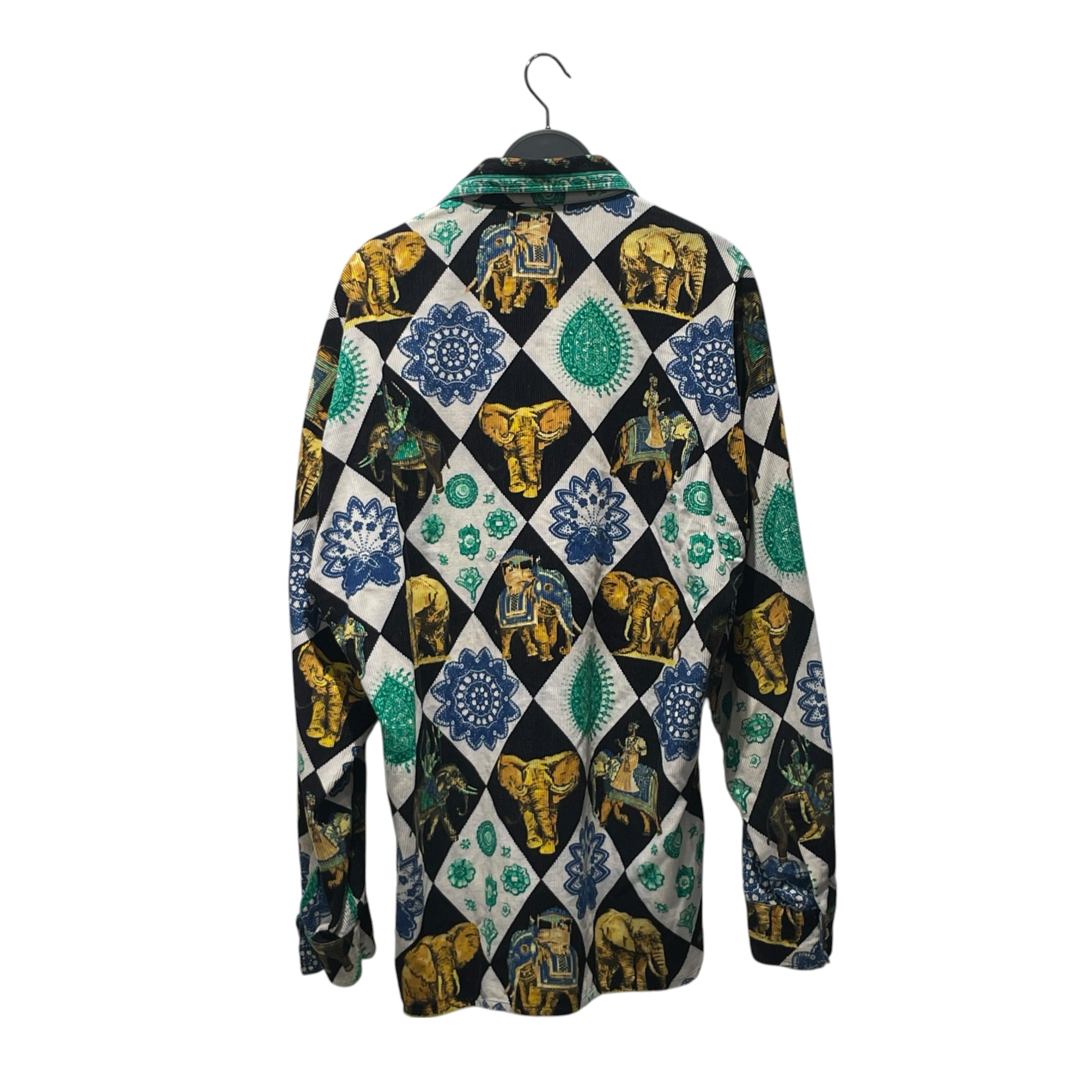 GIANNI VERSACE/LS Shirt/M/Cotton/MLT/All Over Print/ELEPHANT DESIGN view 2