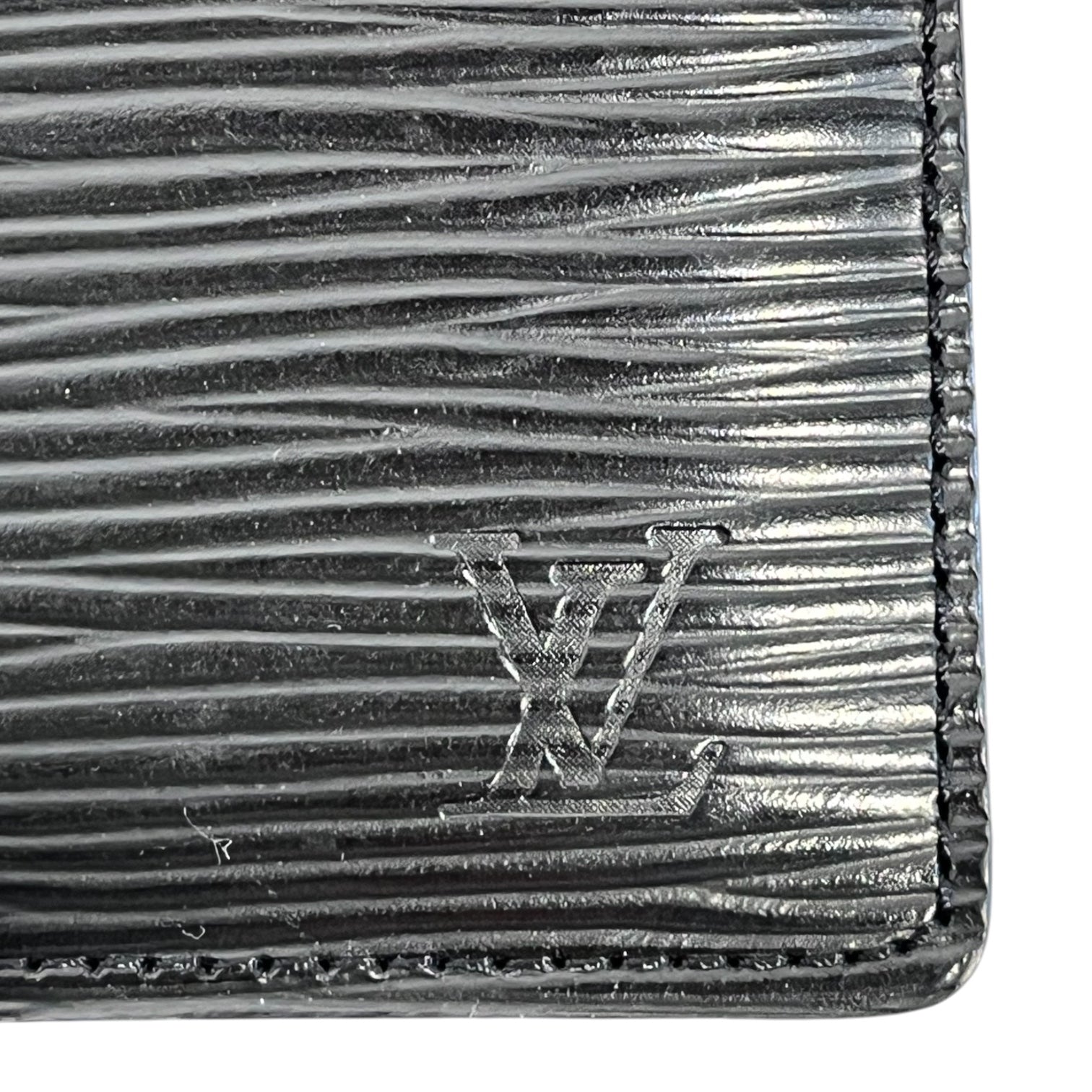 LOUIS VUITTON/Wallet/Leather/BLK/ Epi Leather Card Holder view 5