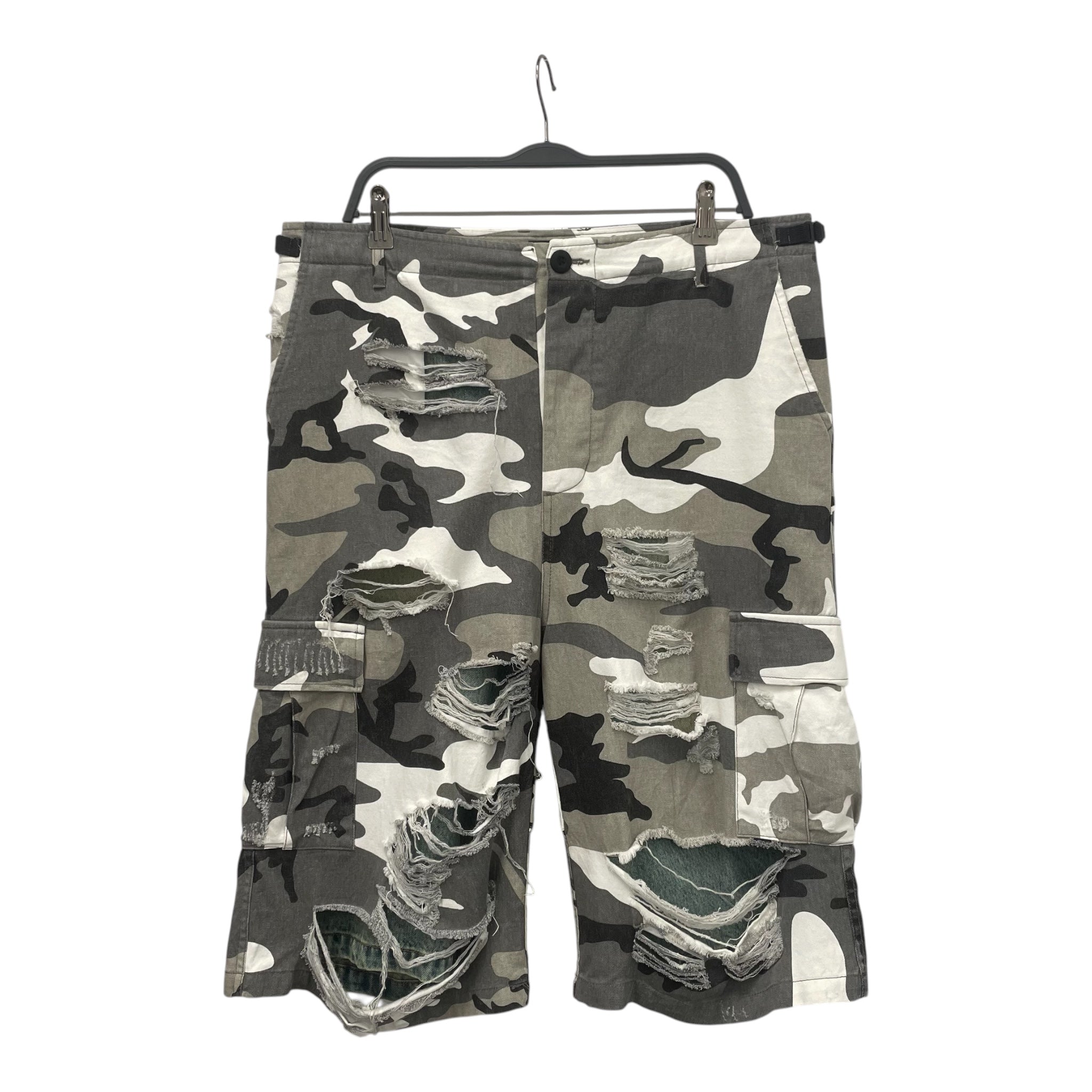 BALENCIAGA/Cargo Pants/L/Denim/MLT/Camouflage/CARGORIPS view 1