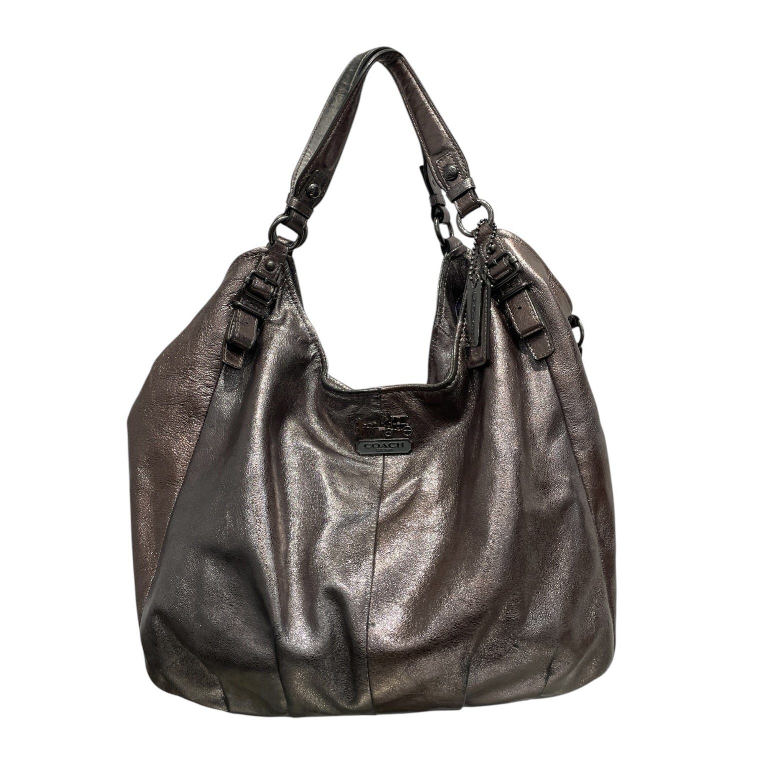 COACH/Hand Bag/Leather/SLV/Madison Maggie Metallic Bag view 1