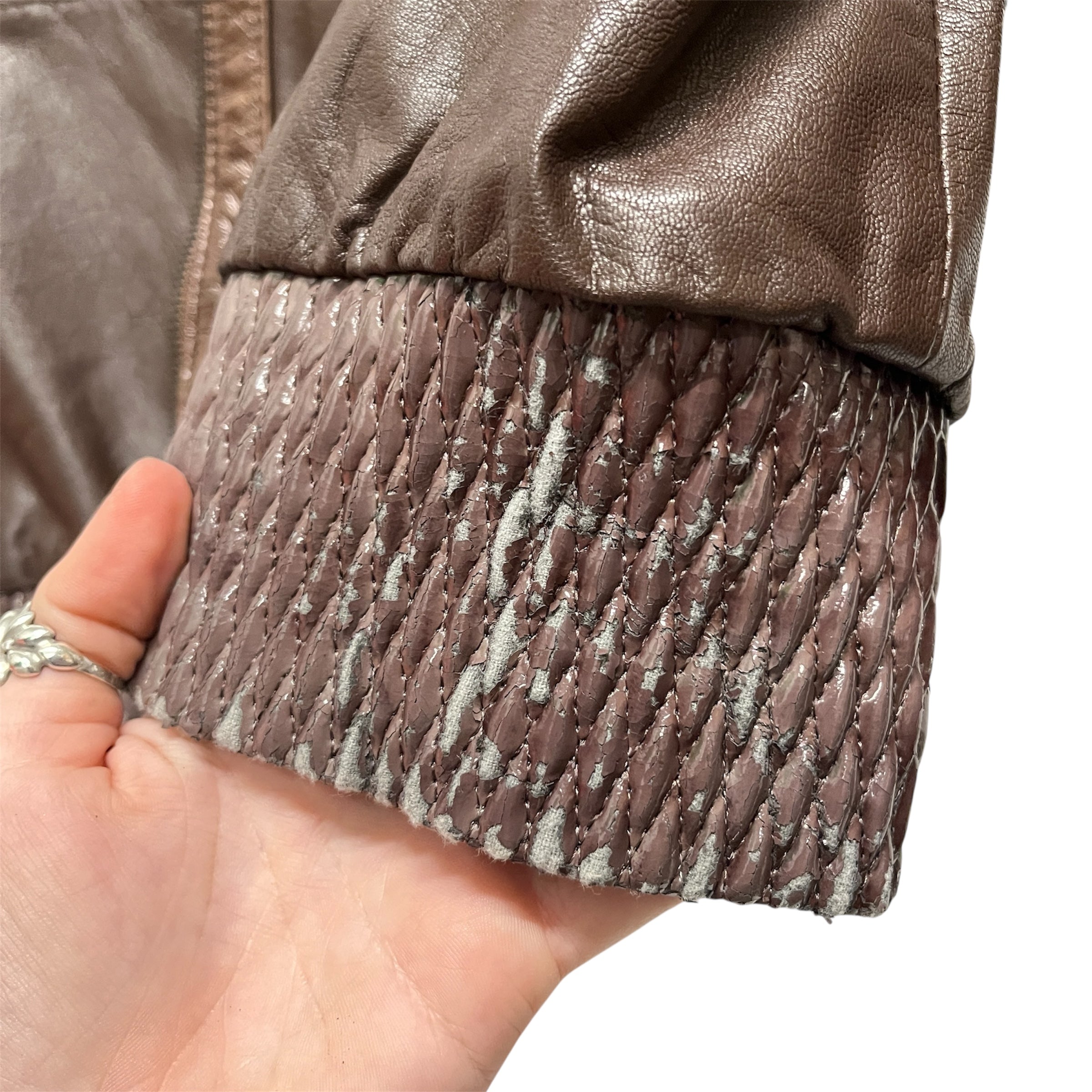 VERA PELLE/Leather Jkt/46/Leather/BRW/ view 5
